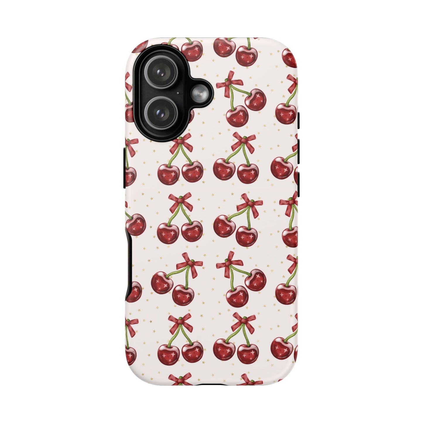 Cherry Pattern Phone Case — Cute Red Cherry Protective Phone Cover