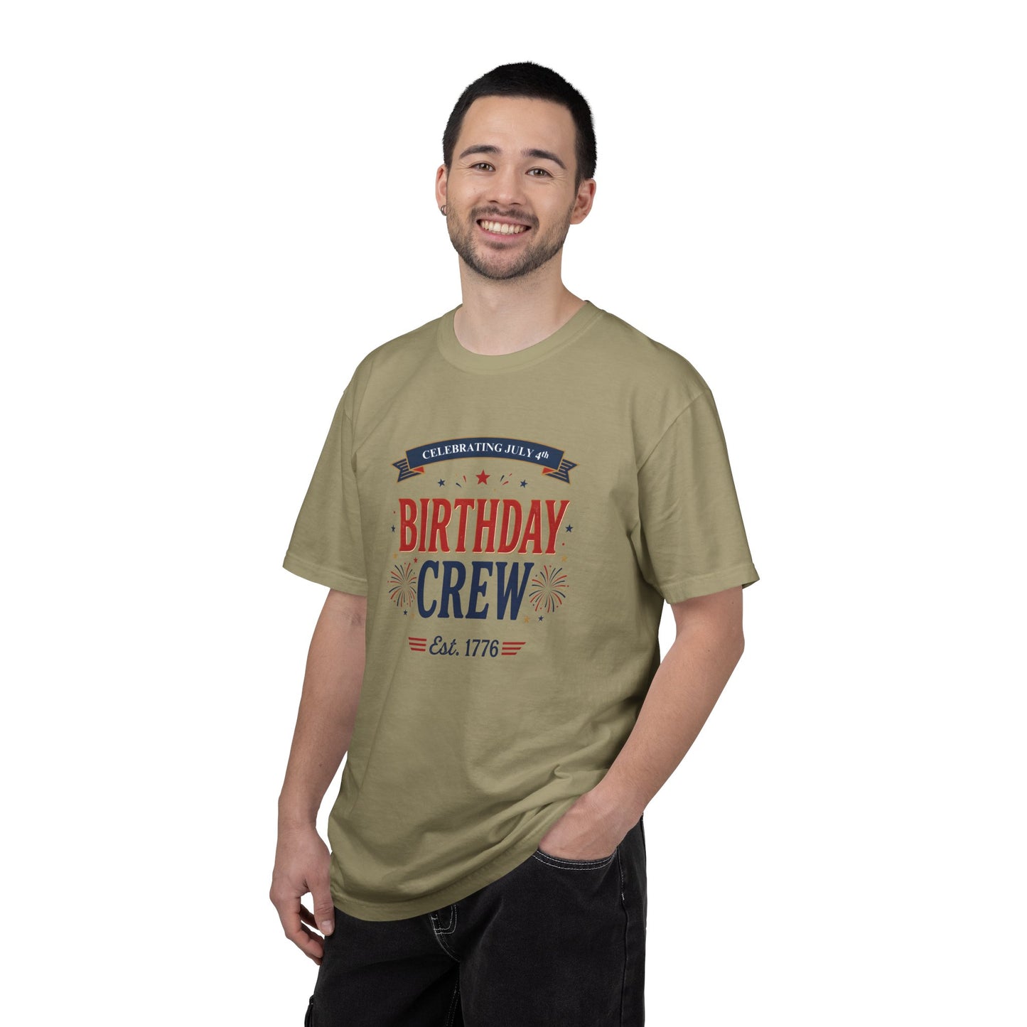 Birthday Crew T-Shirt — Patriotic Celebration Tee, 4th of July Shirt, Independence Day Gift