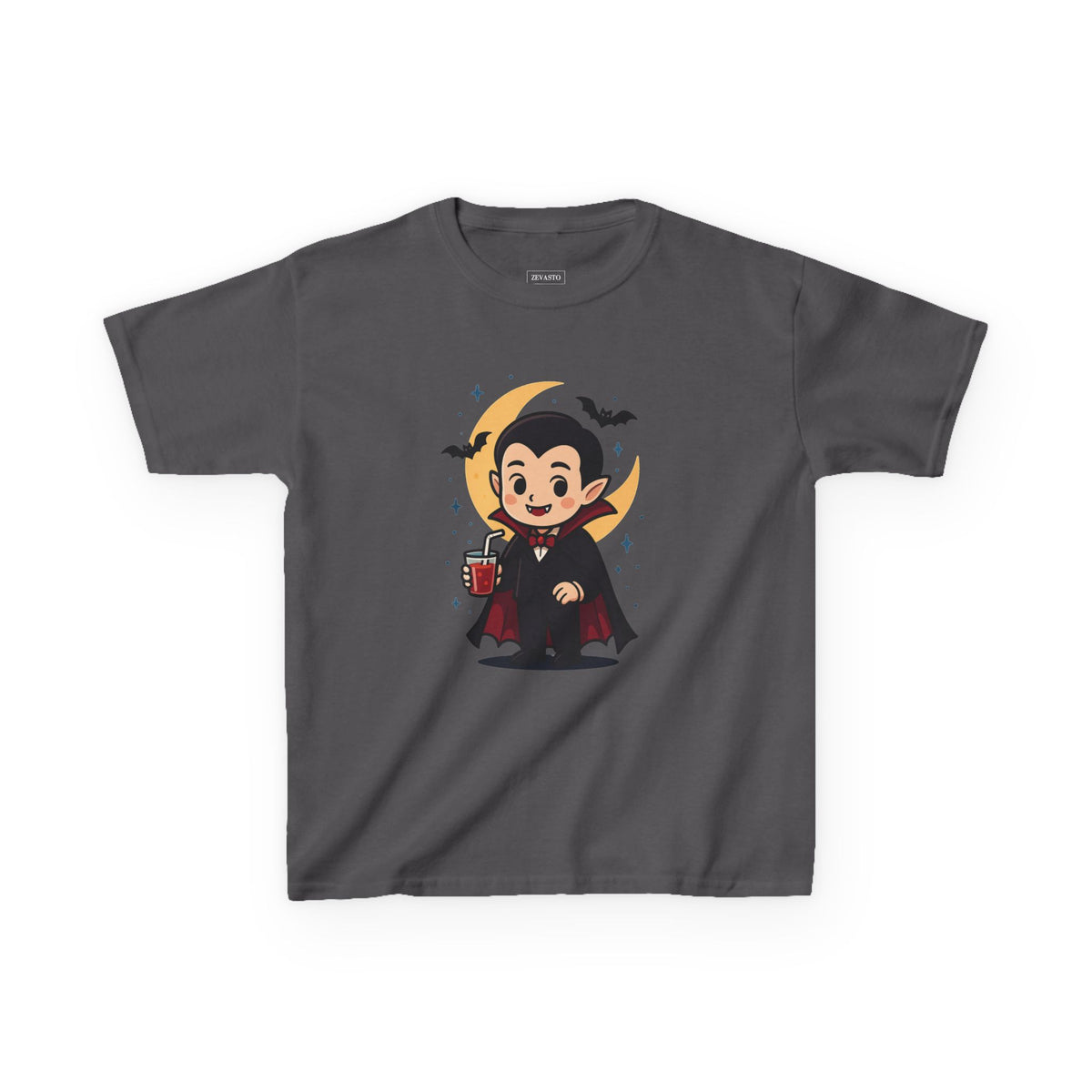 Kids Halloween T-Shirt, Cute Vampire Shirt, Halloween Costume Tee, Trick or Treat Shirt, Spooky Season Apparel