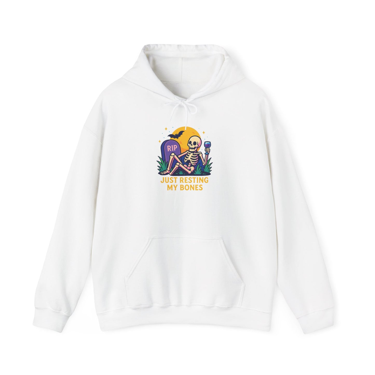 Halloween Skeleton Hoodie, Cozy Unisex Sweatshirt
