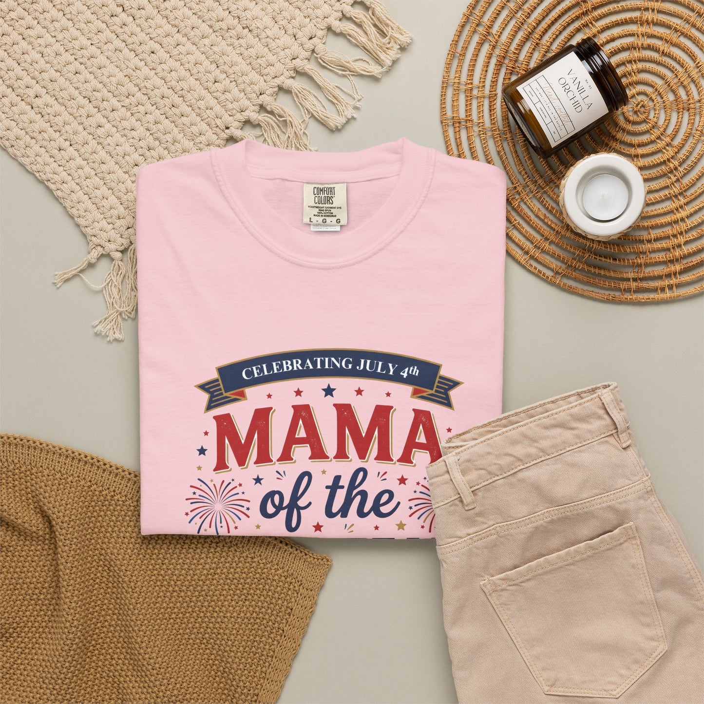 Mama of the Crew T-Shirt — Patriotic 4th of July Tee, Independence Day Shirt
