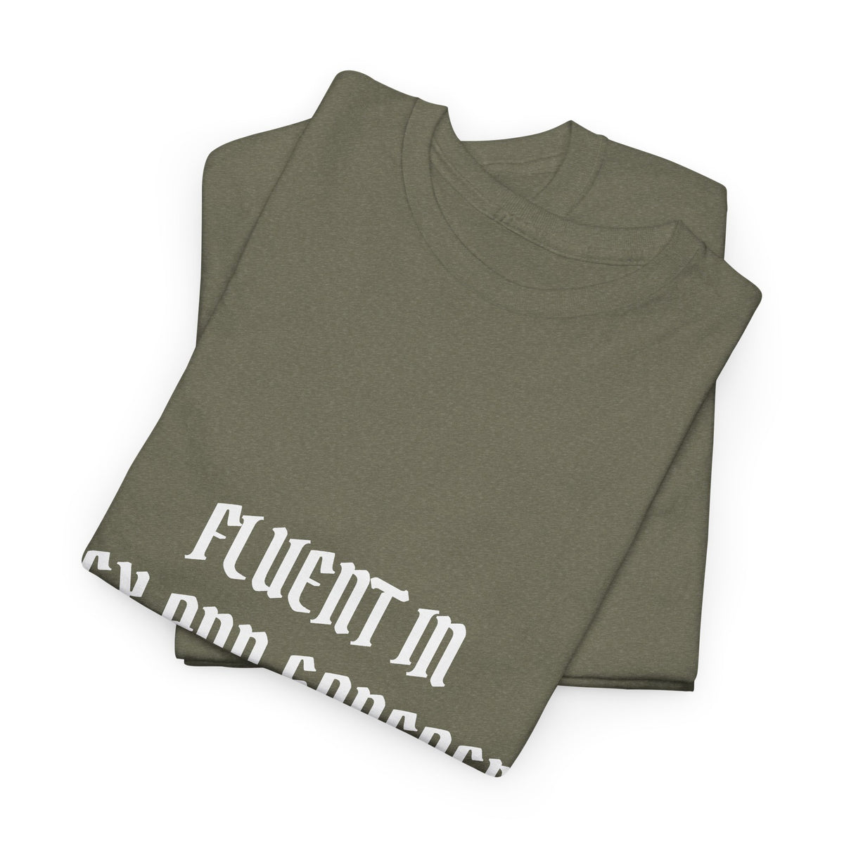 Fluent in Hex and Sarcasm Unisex Heavy Cotton Tee, Perfect for Geeky Humor Lovers, Halloween Apparel