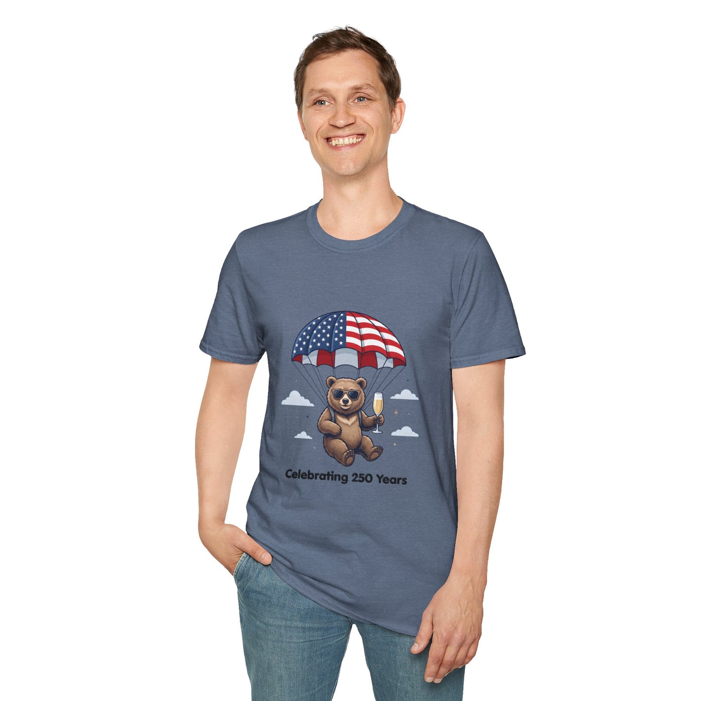 Patriotic Bear 'Celebrating 250 Years' T-Shirt