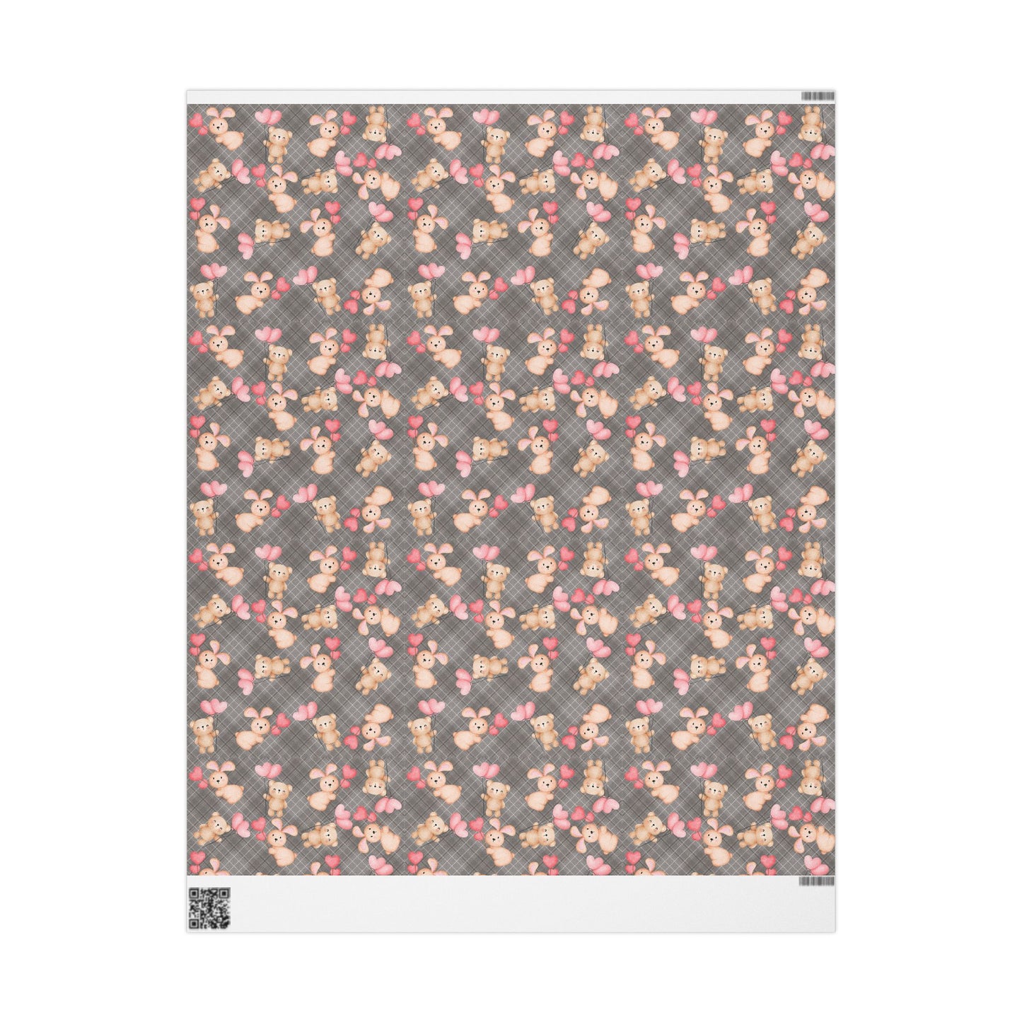 Cute Gift Wrapping Paper Roll — Valentine's Day, Baby Shower, Birthday Gift Wrap Paper