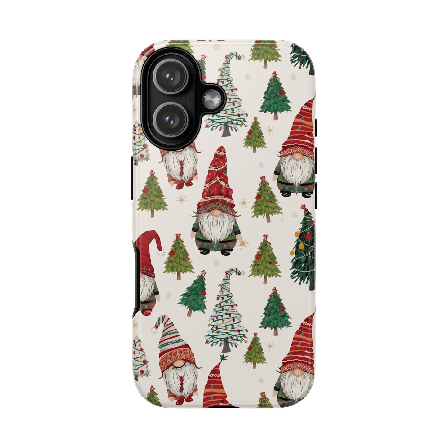 Christmas Gnome Phone Case, Dual Layer Phone Case for Iphone 17, 16, 15, 14, 13, 12, 11 & Samsung