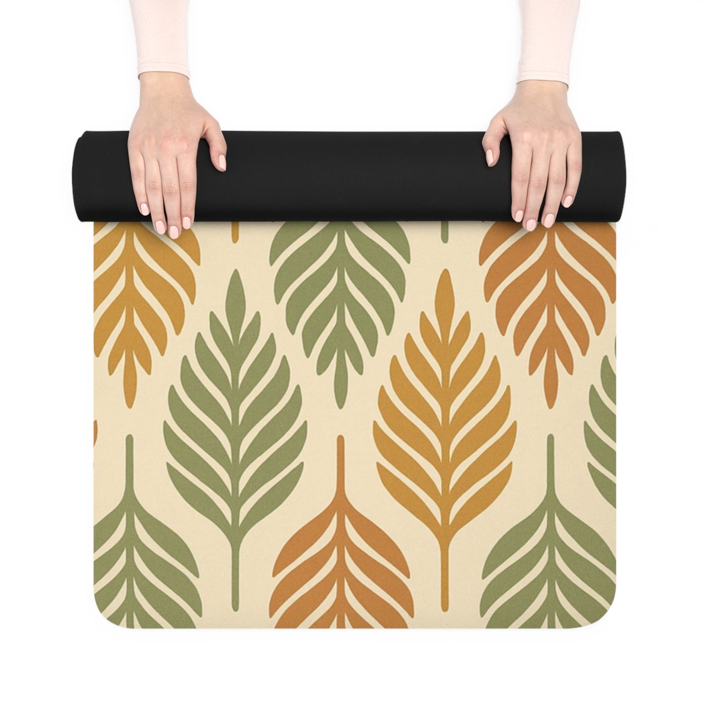 Bohemian Rubber Yoga Mat, Eco-Friendly Exercise Mat