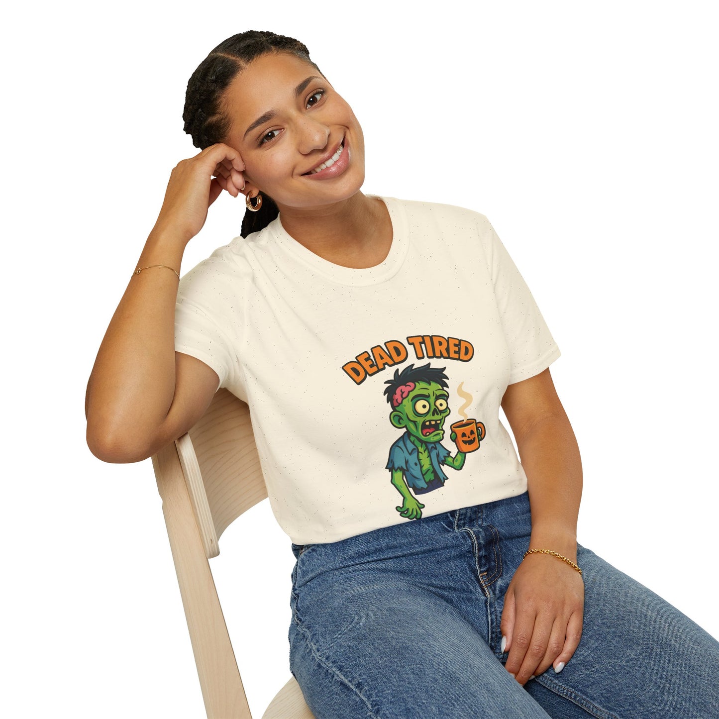 Dead Tired Zombie T-Shirt, Gifts for Halloween