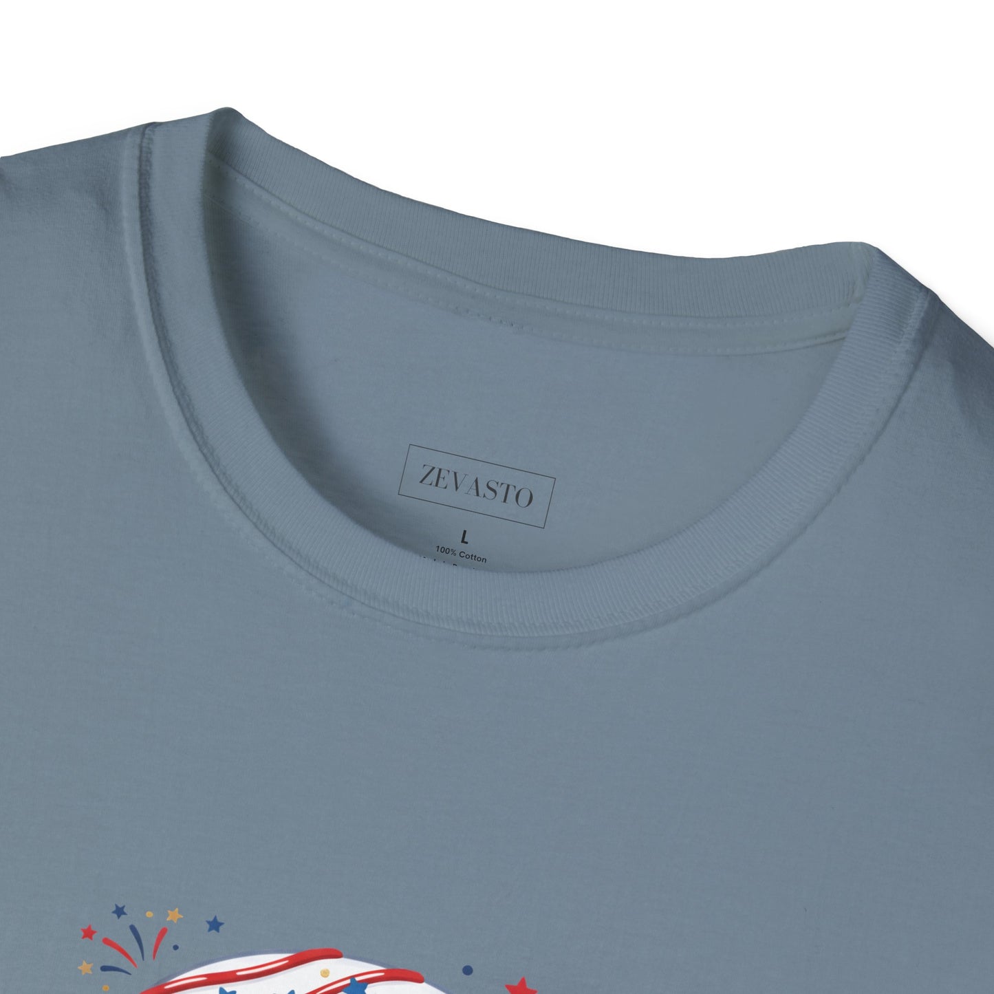 Donut Mess With Freedom T-Shirt — Patriotic Donut Stack 4th of July Tee