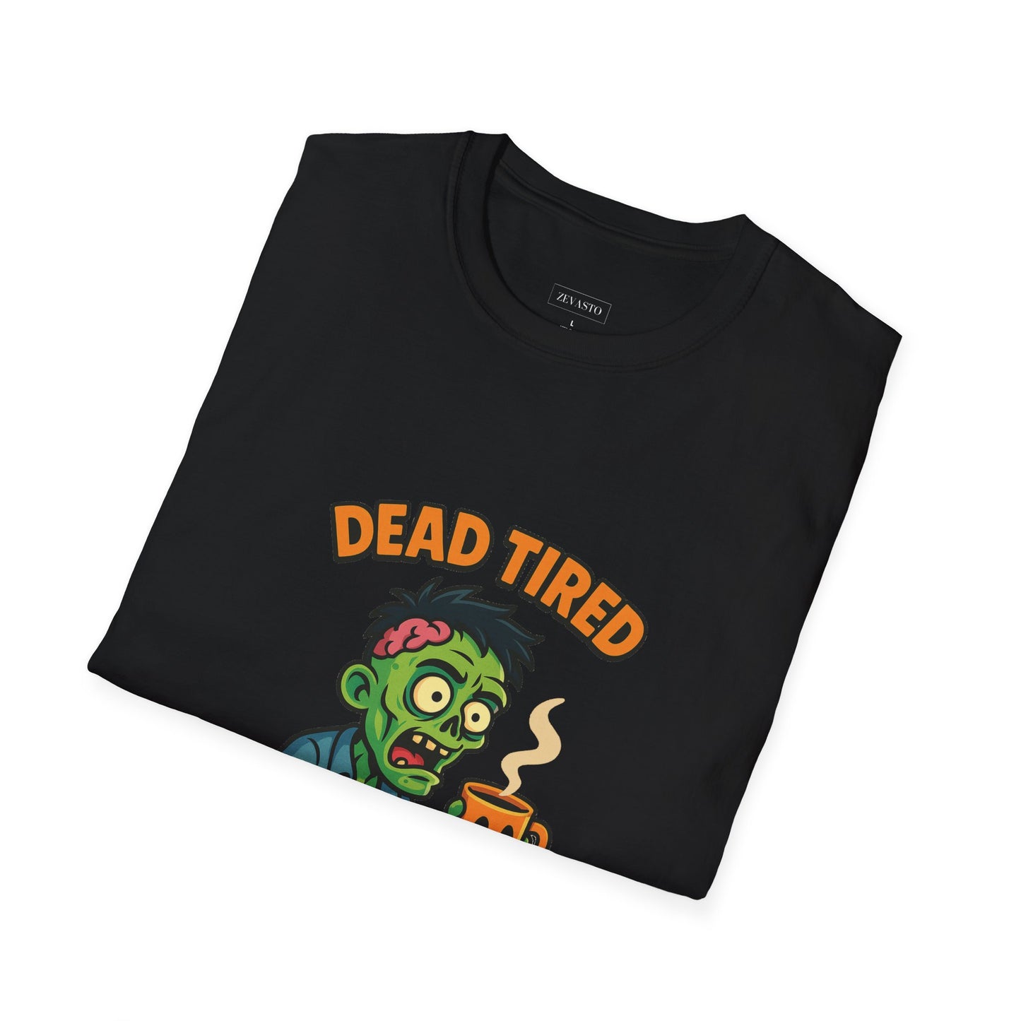 Dead Tired Zombie T-Shirt, Gifts for Halloween