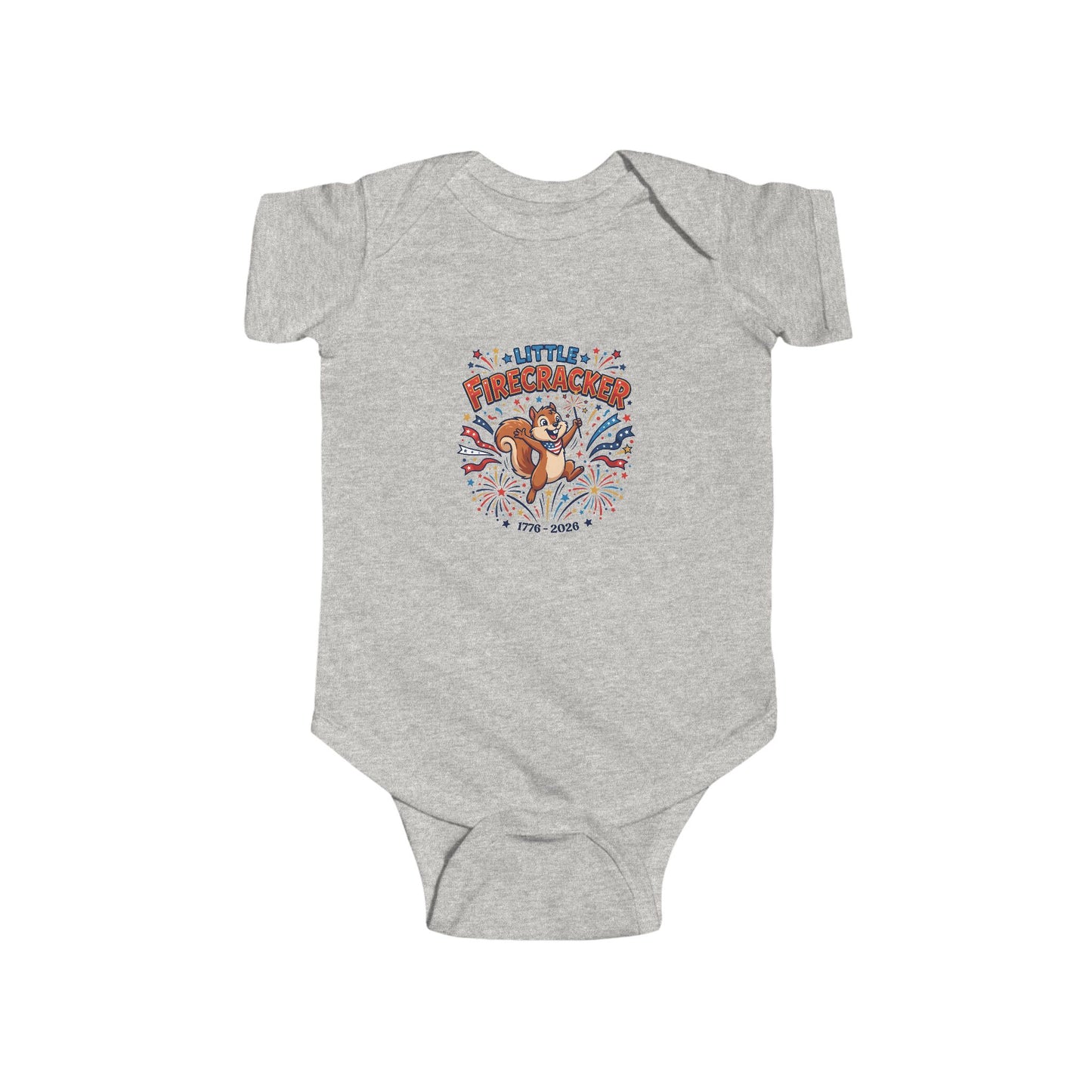 Infant Bodysuit - Little Firecracker Cute 4th of July Baby One-Piece