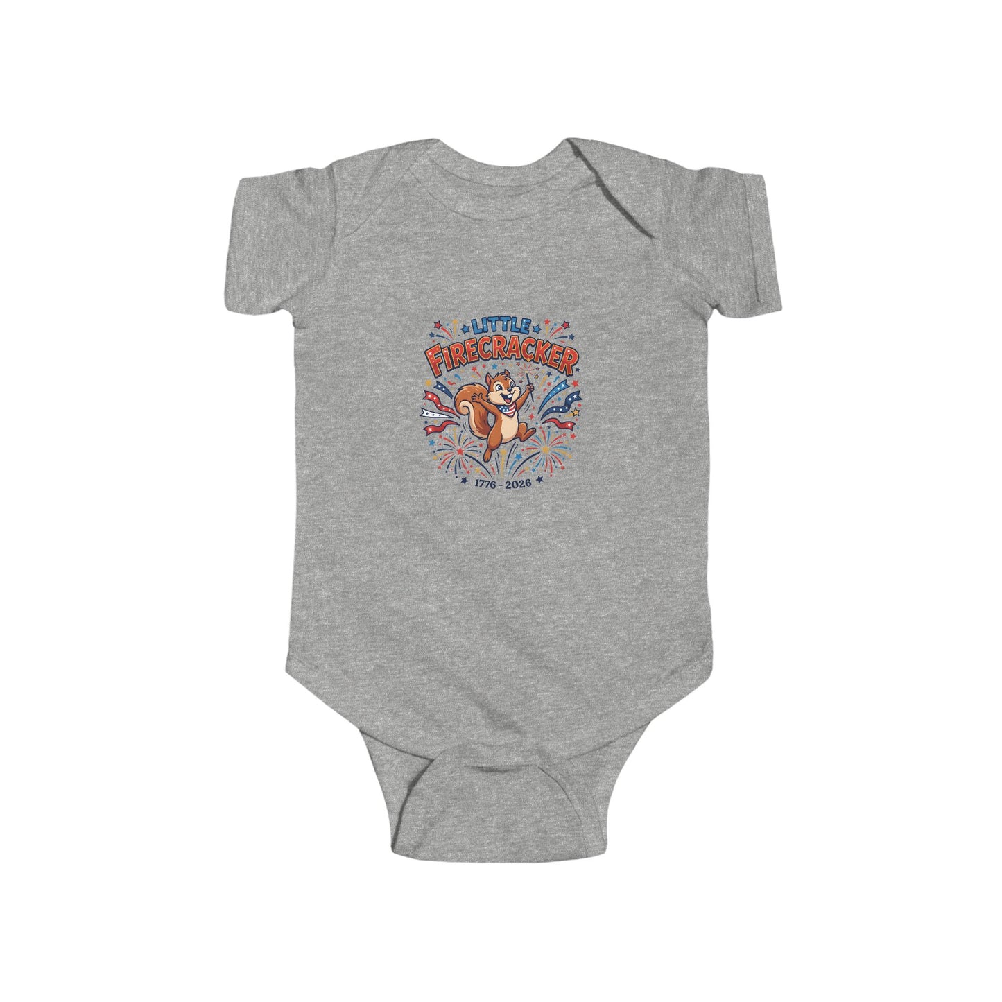 Infant Bodysuit - Little Firecracker Cute 4th of July Baby One-Piece