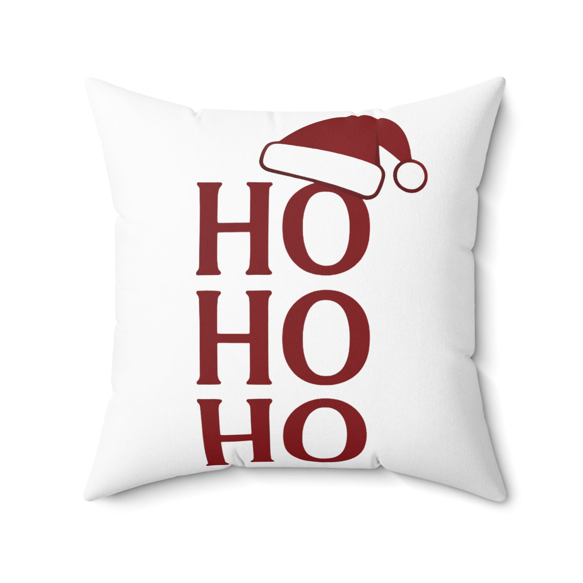 Ho Ho Ho Christmas Pillow — Festive Holiday Throw Pillow