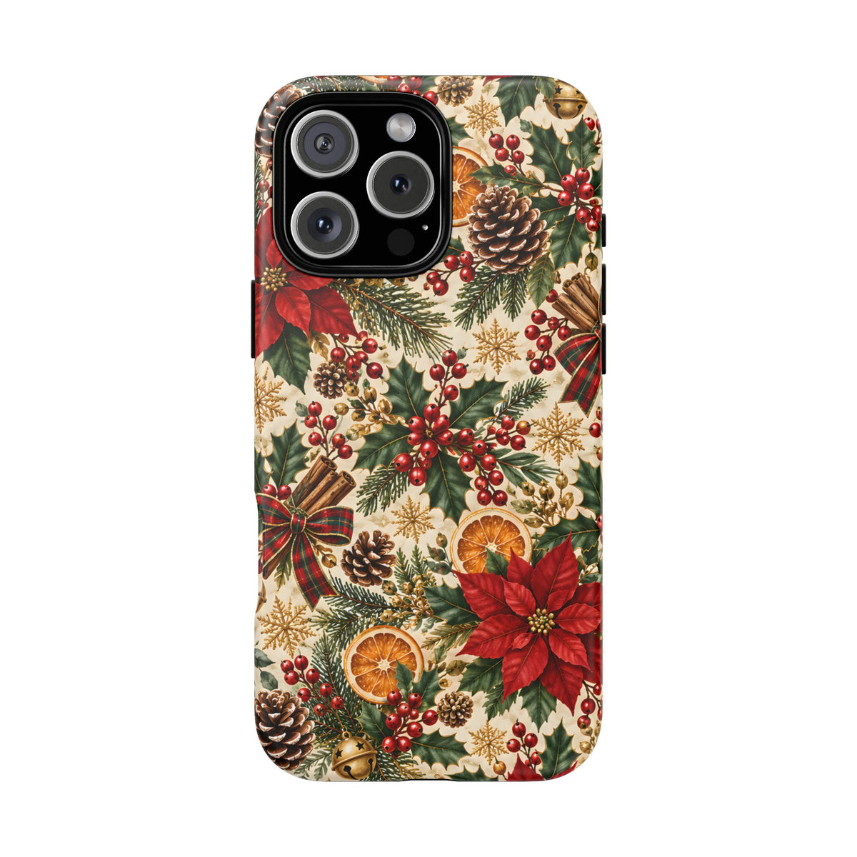 Christmas Floral Tough Phone Case
