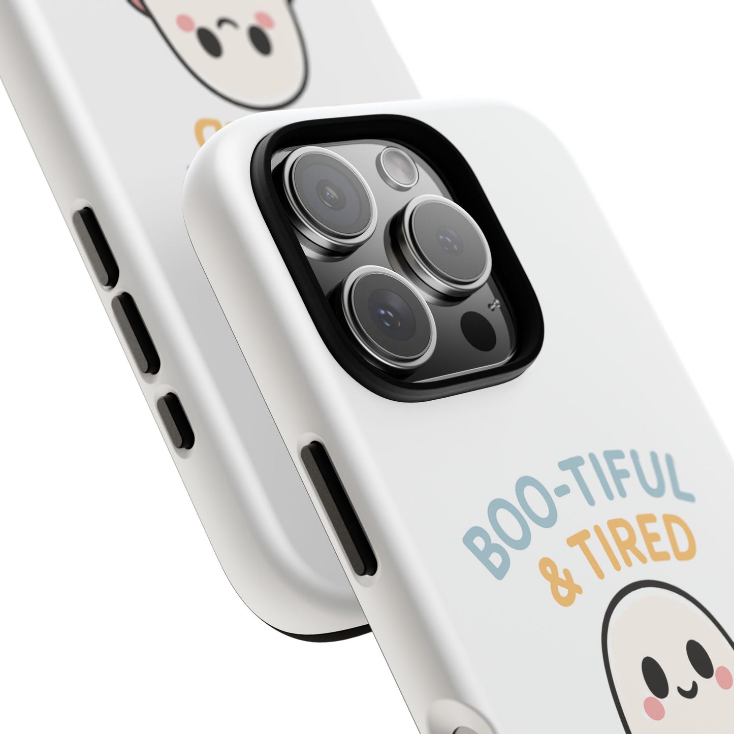 Boo-tiful & Tired Phone Case, Halloween-Themed Design