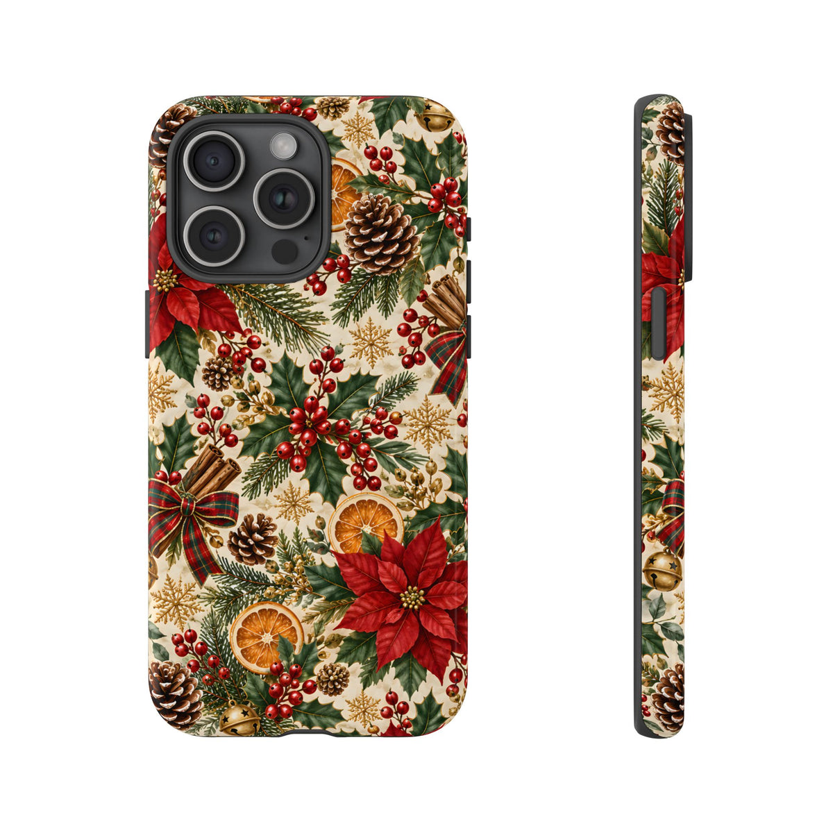 Christmas Floral Tough Phone Case