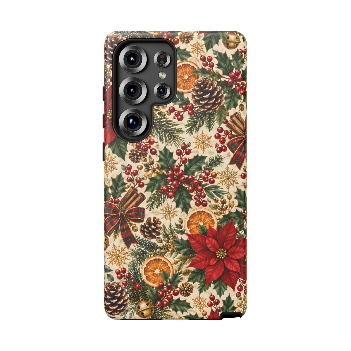 Christmas Floral Tough Phone Case