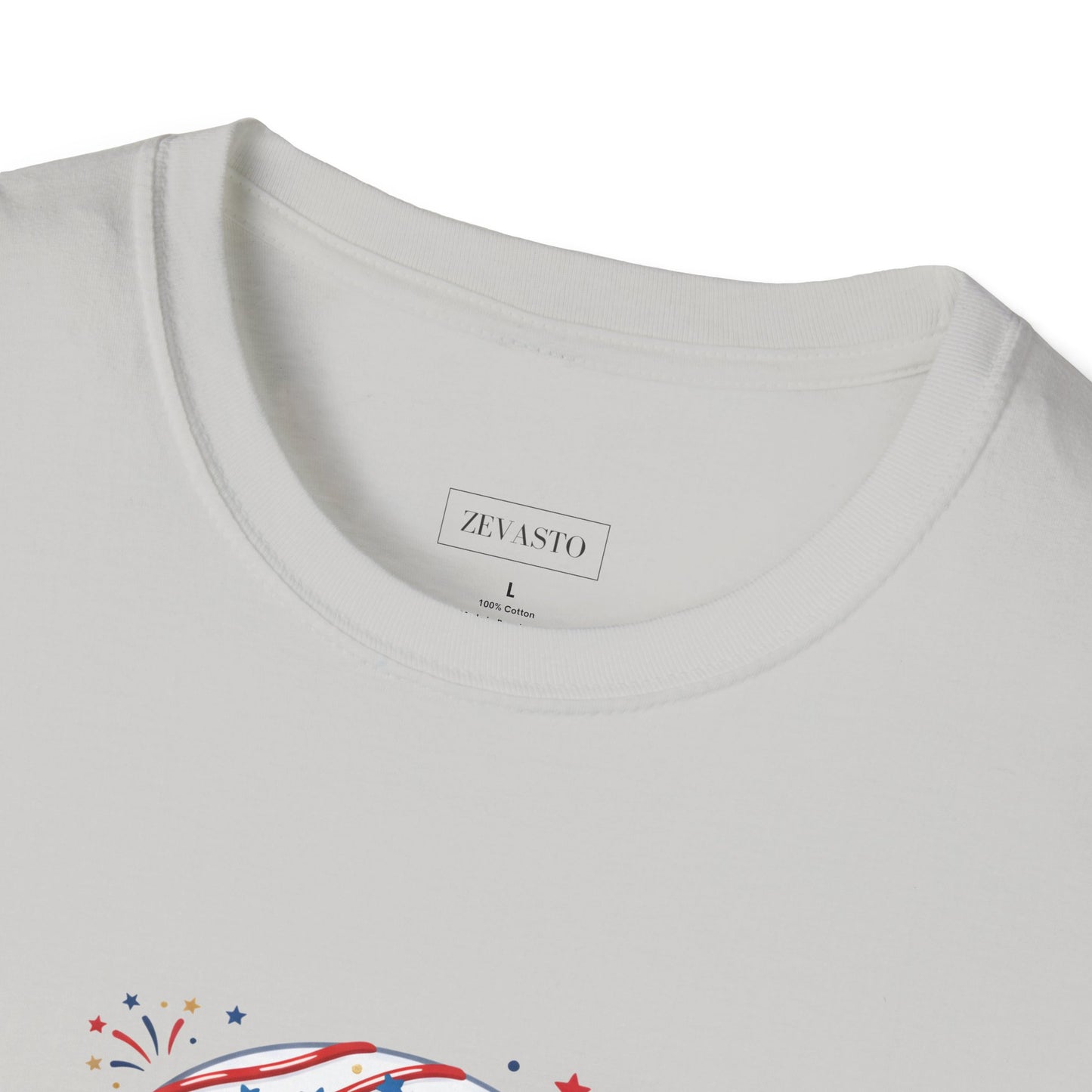 Donut Mess With Freedom T-Shirt — Patriotic Donut Stack 4th of July Tee