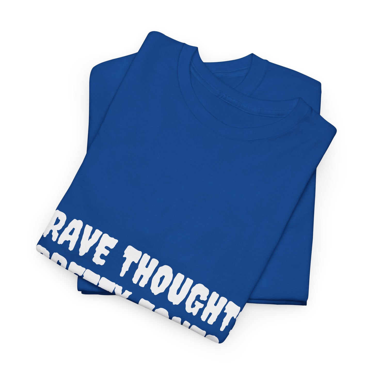 Grave Thoughts Pretty Fonts Tee | Unisex Heavy Cotton T-Shirt for Spooky Season