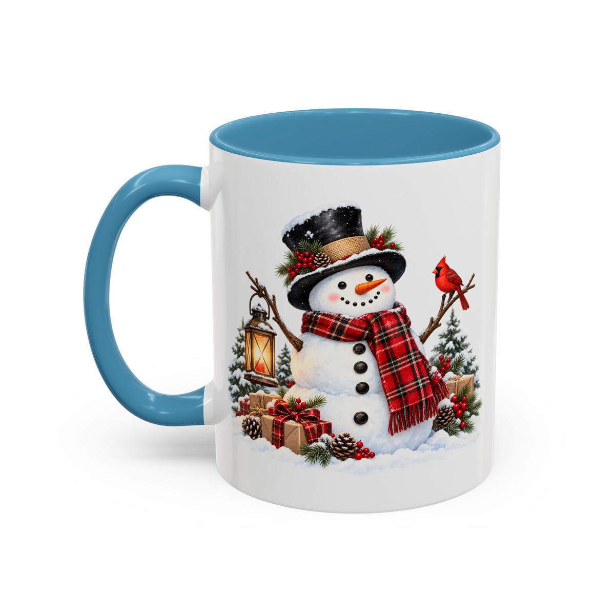 Snowman Christmas Coffee Mug – Festive Holiday Accent Mug (11 oz)