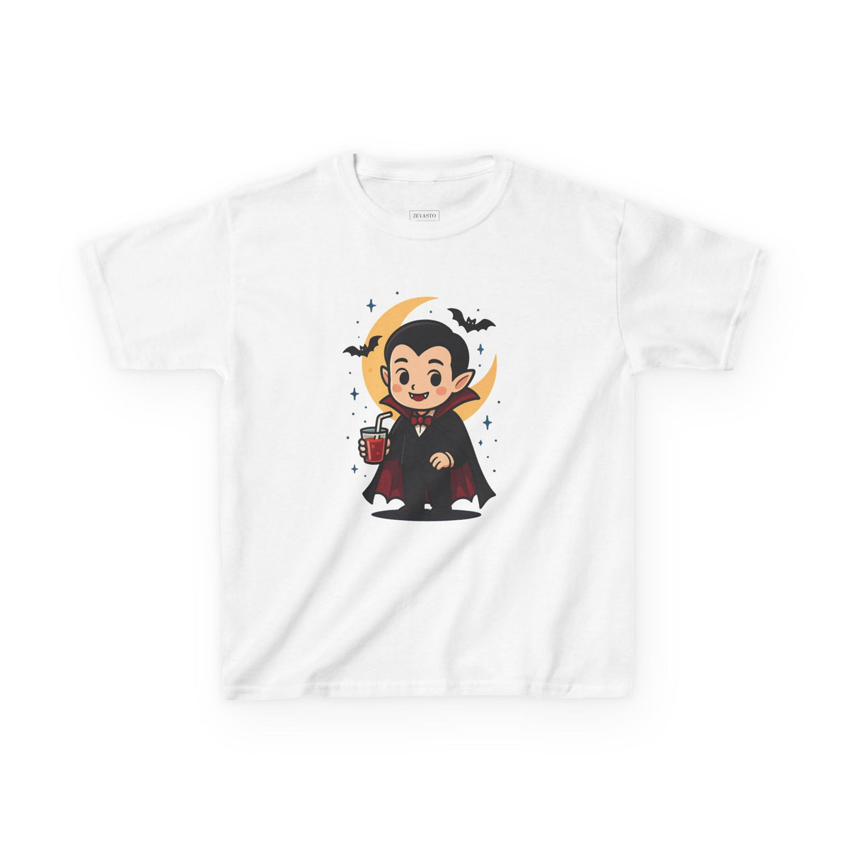Kids Halloween T-Shirt, Cute Vampire Shirt, Halloween Costume Tee, Trick or Treat Shirt, Spooky Season Apparel