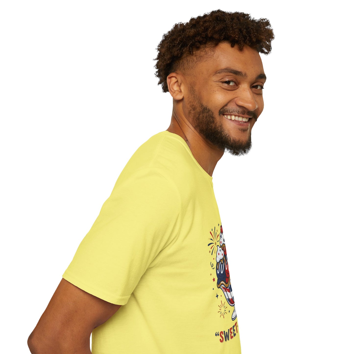 Sweet Liberty Ice Cream T-Shirt — Patriotic 4th of July Sundae Tee