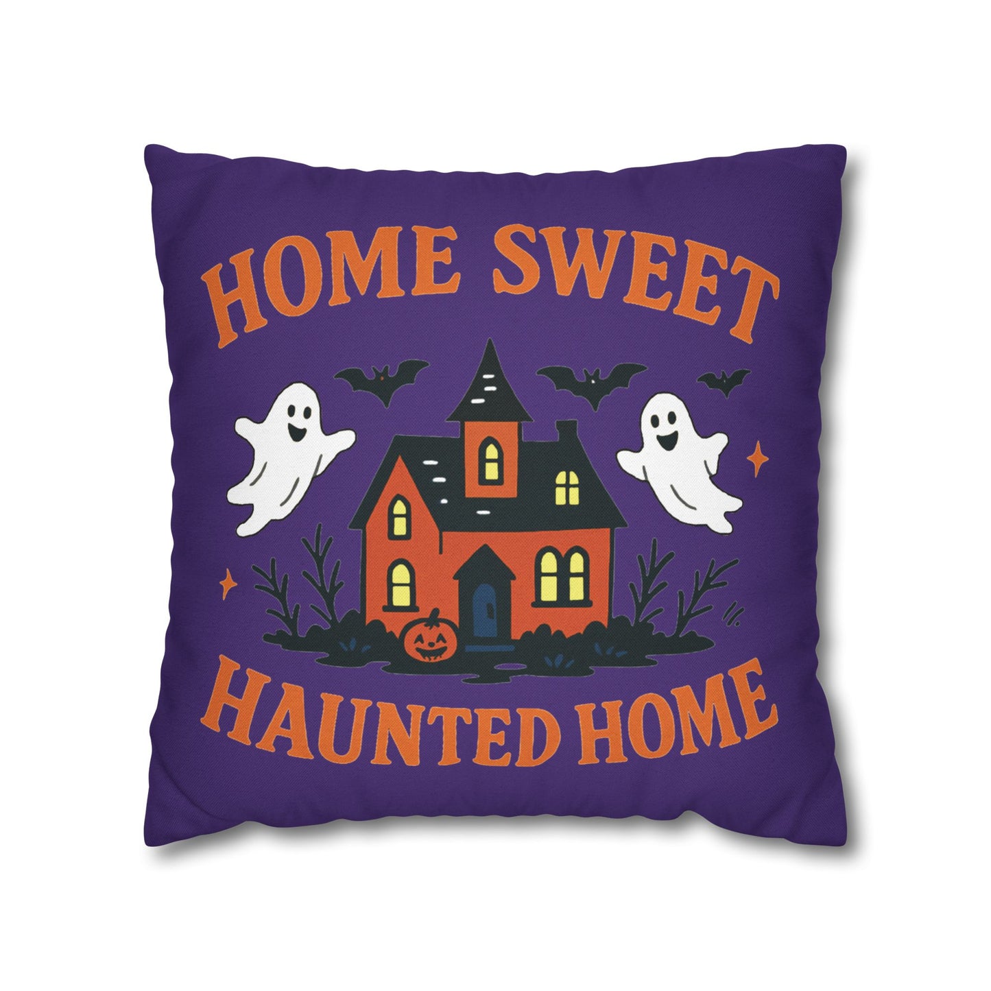 Halloween Cozy Pillowcase, Ghost-Themed Home Decor