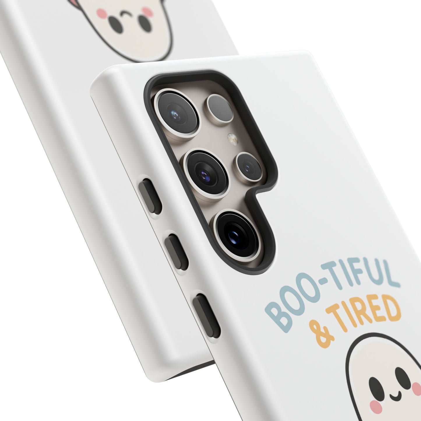 Boo-tiful & Tired Phone Case, Halloween-Themed Design
