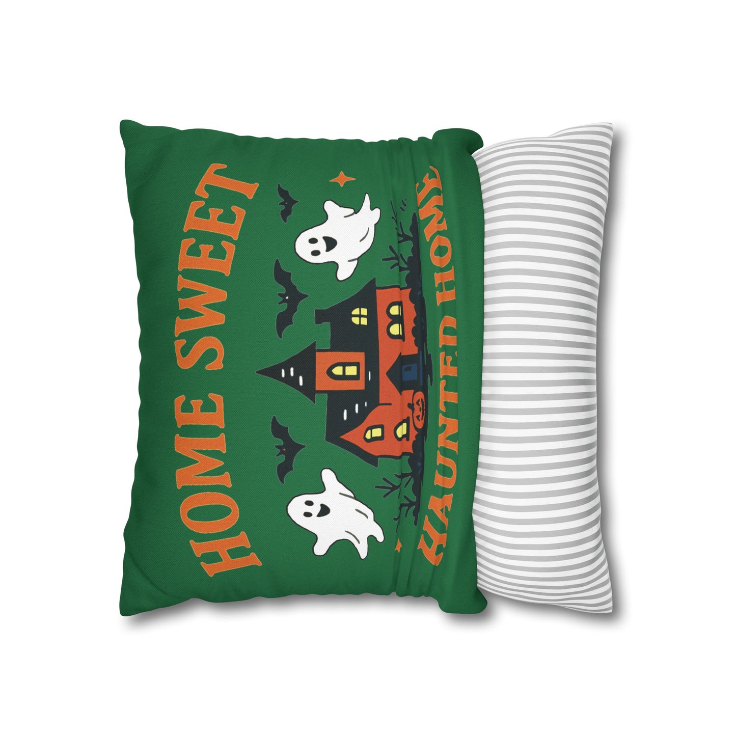 Halloween-Themed Decorative Pillowcase, Haunted Home Accent