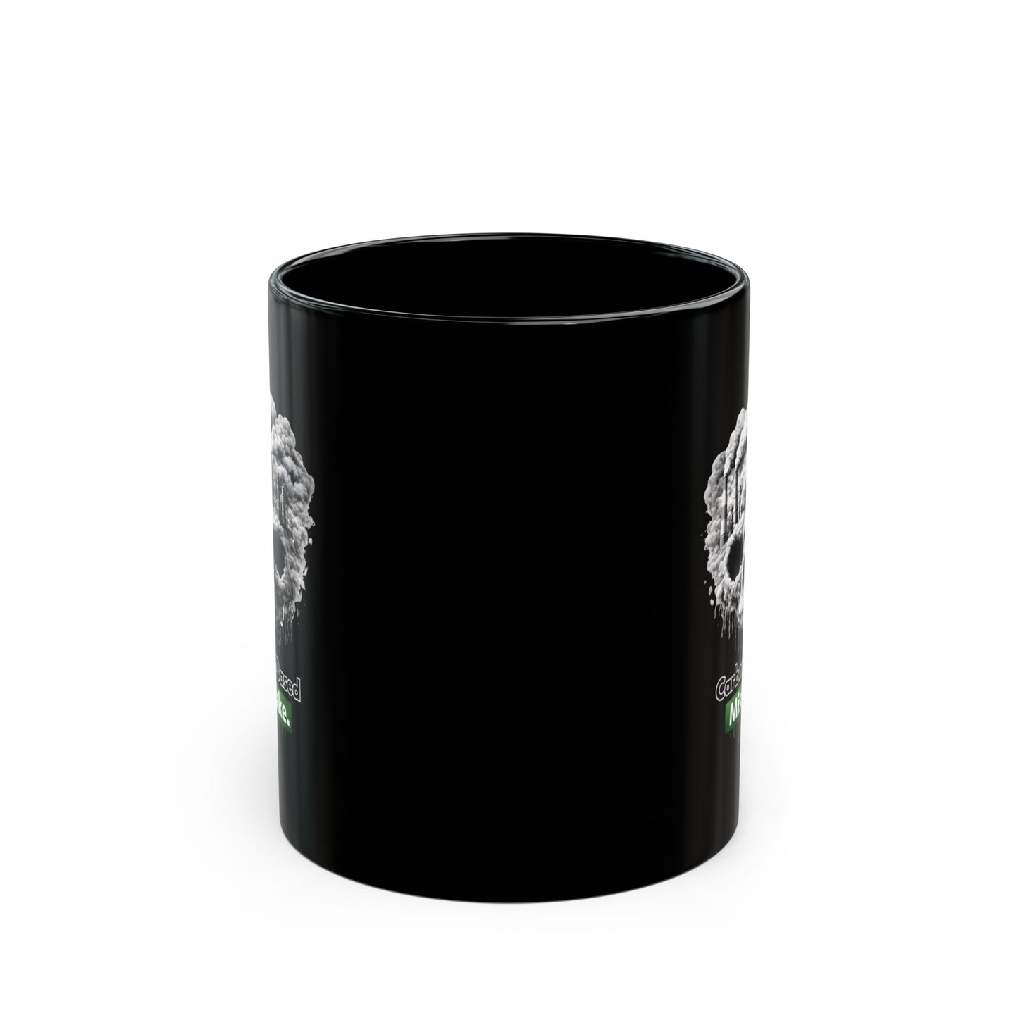 Carbon-Based Mistake Black Mug – Dark Aesthetic Coffee Cup | Gothic Eco Humor | Unique Statement Gift (11oz)