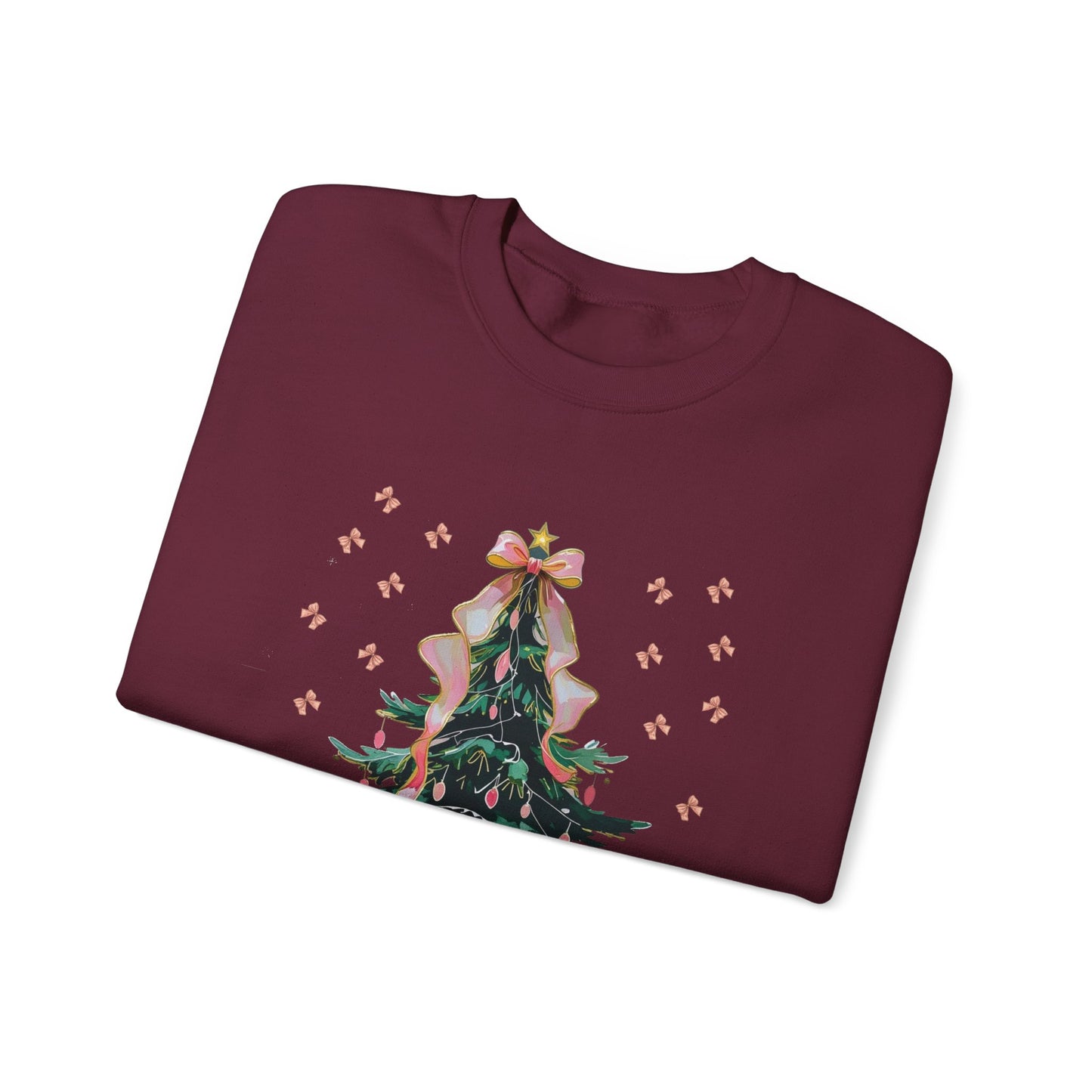 Christmas Tree Sweatshirt | Cozy Holiday Sweatshirt, Unisex Crewneck, Festive Apparel