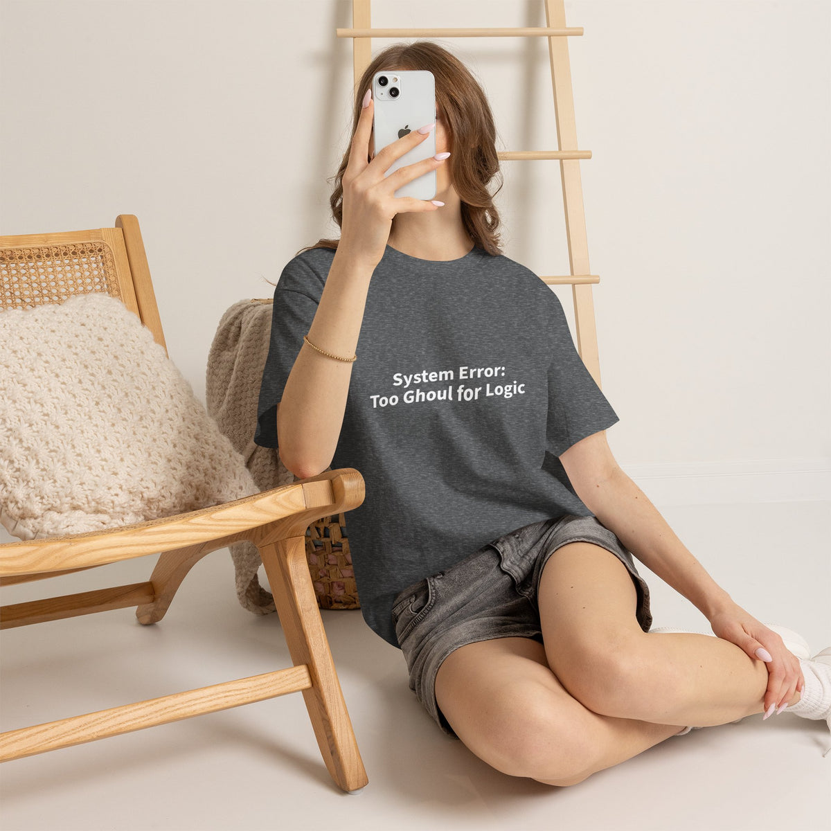 System Error Tee - Unisex Heavy Cotton Shirt, Perfect for Halloween, Geeky Fun