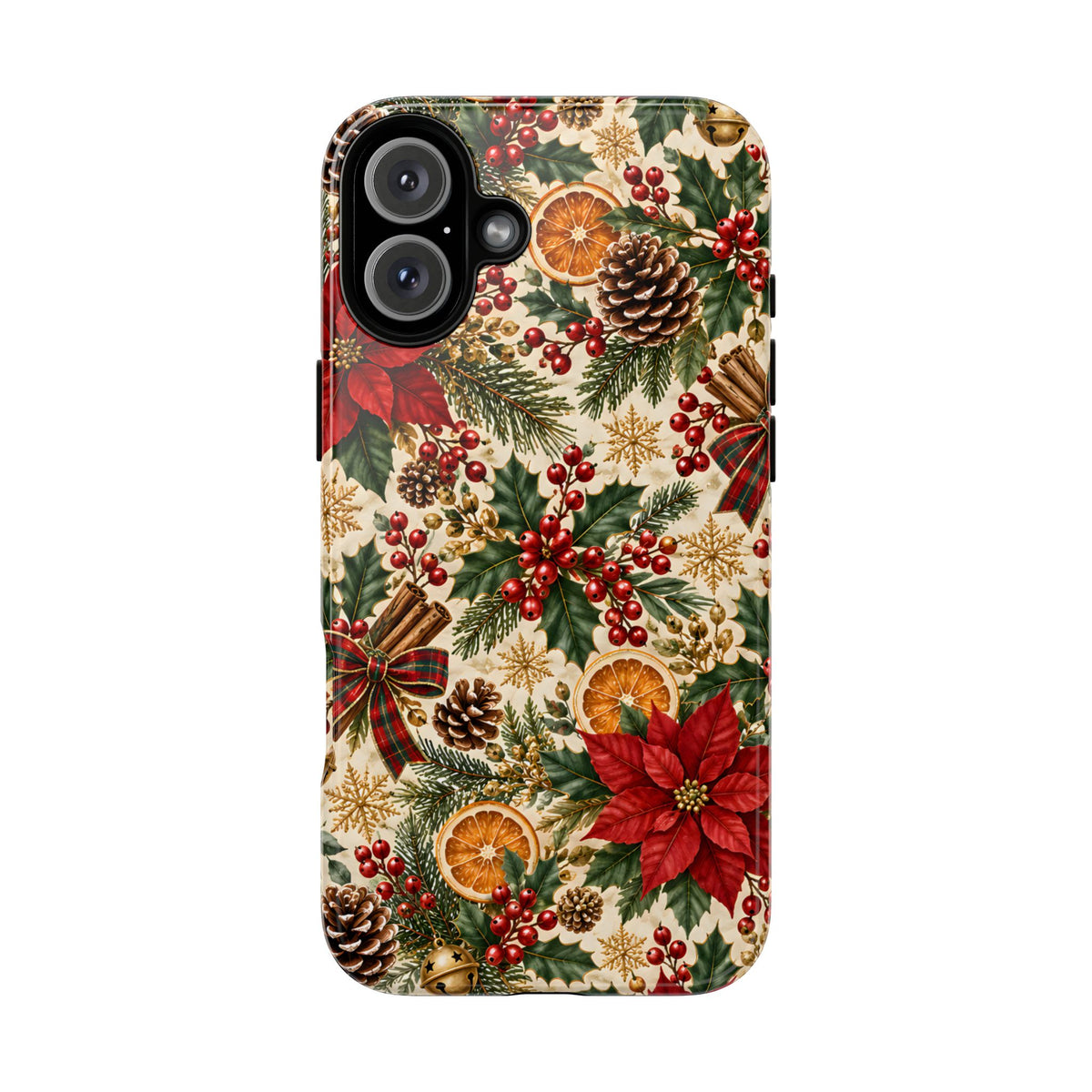 Christmas Floral Tough Phone Case
