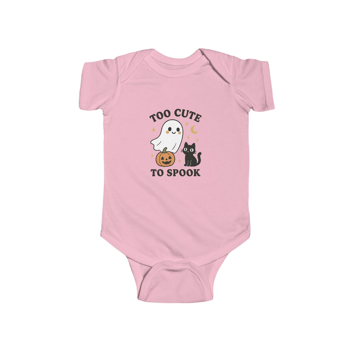 Halloween Infant Bodysuit - Too Cute to Spook, Baby Costume
