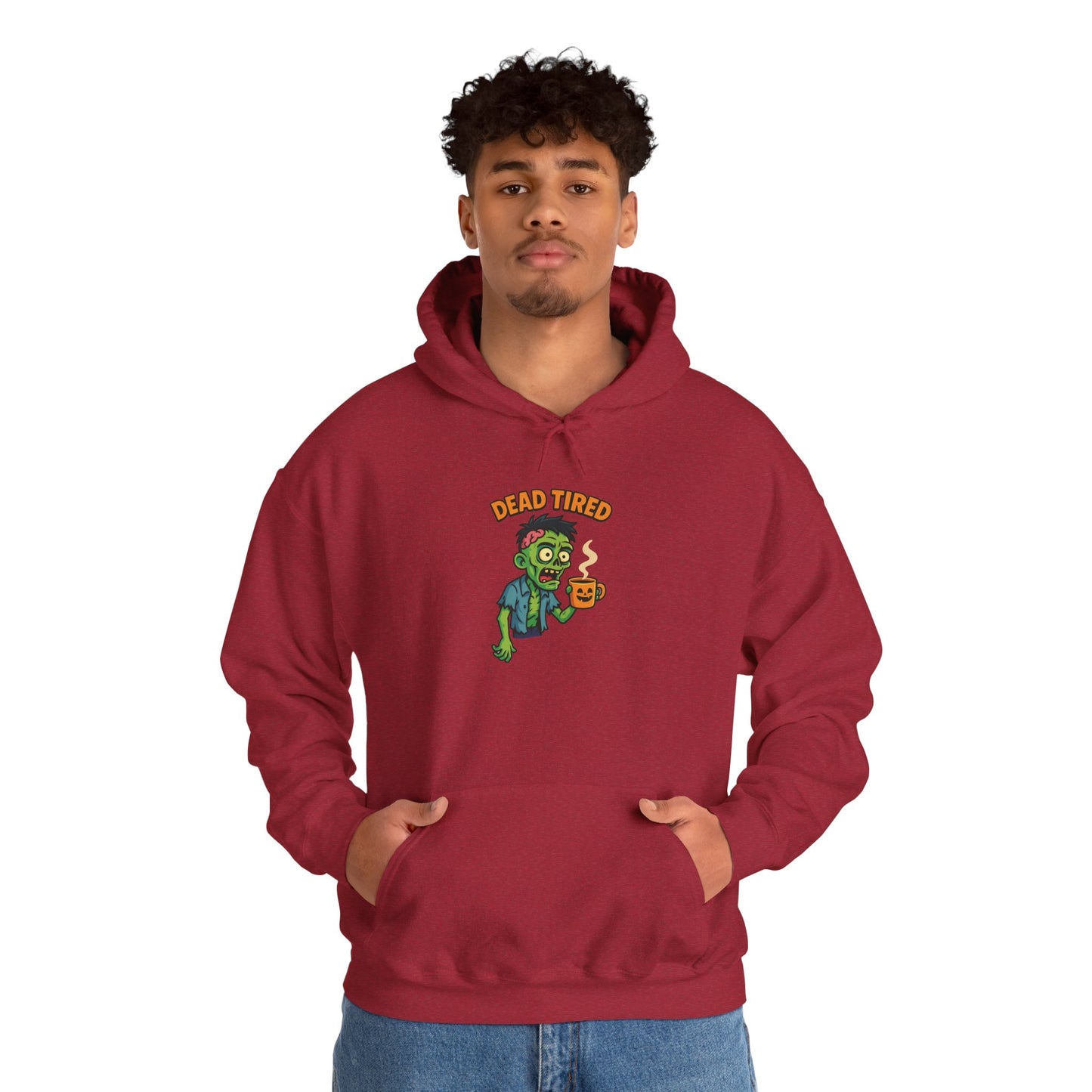 Zombie Themed Unisex Hoodie, Cozy Halloween Sweatshirt, Spooky Season Apparel