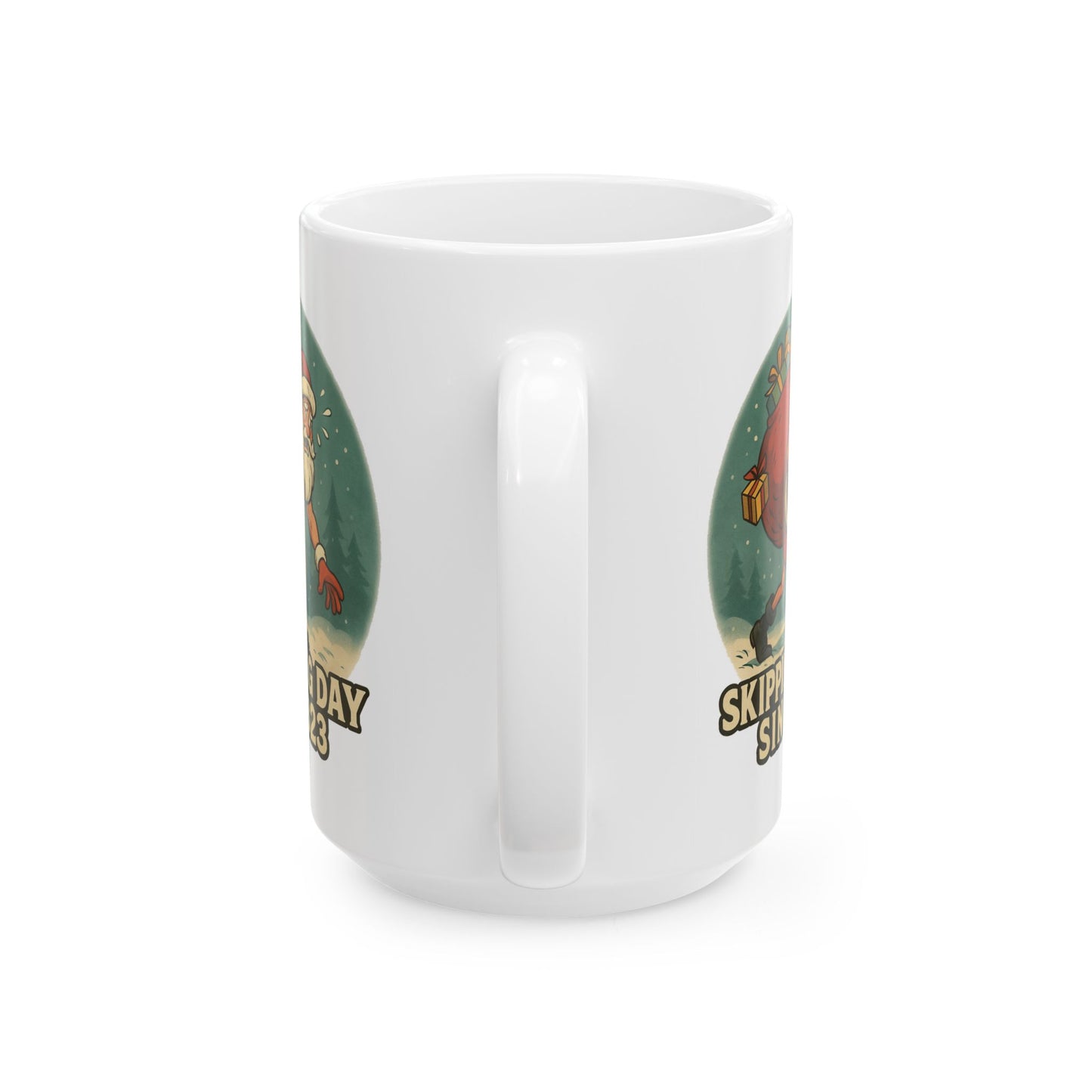 Festive Ceramic Mug for Holiday Cheer, Perfect for Christmas Gifts, Coffee Lovers, Fun Holiday Decor