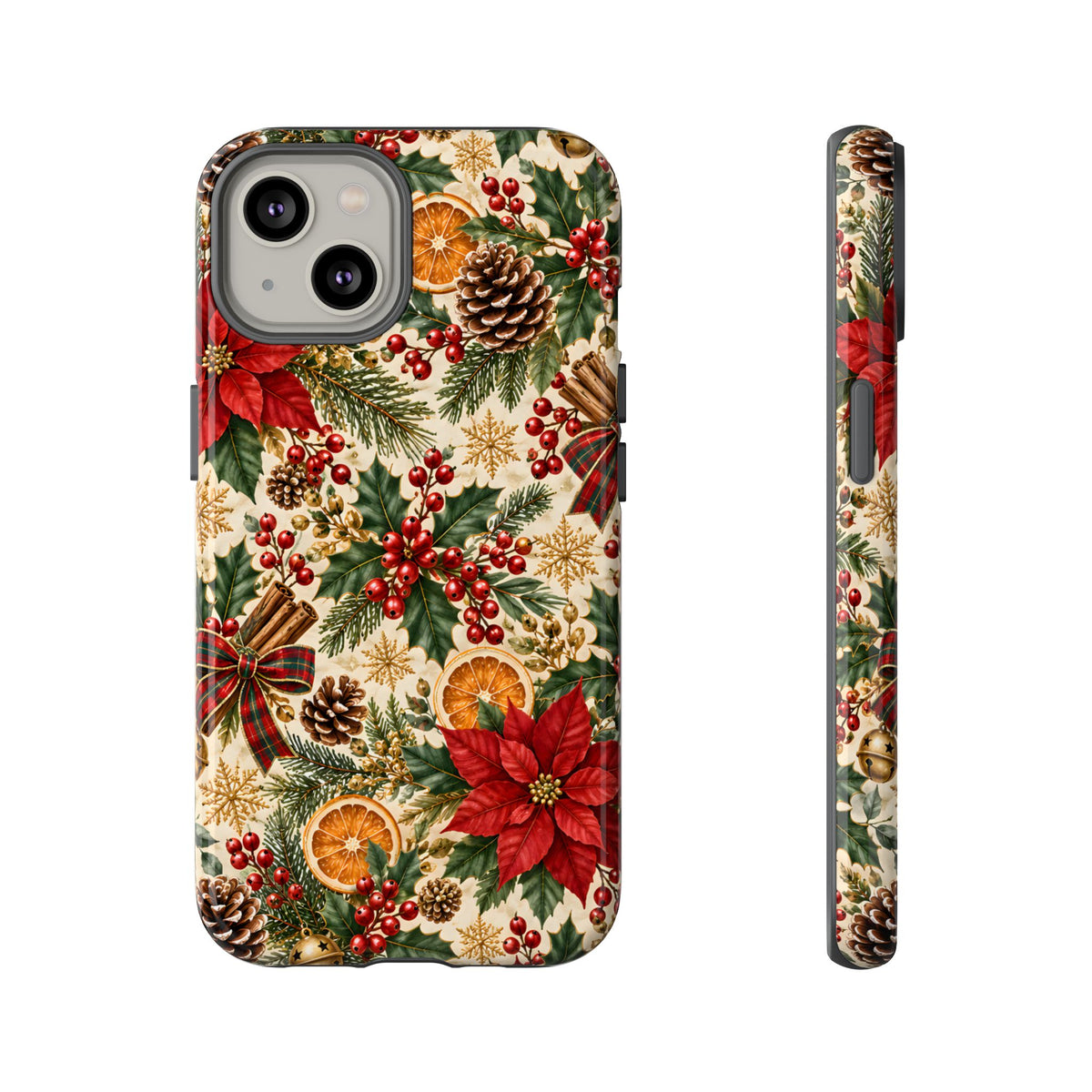 Christmas Floral Tough Phone Case