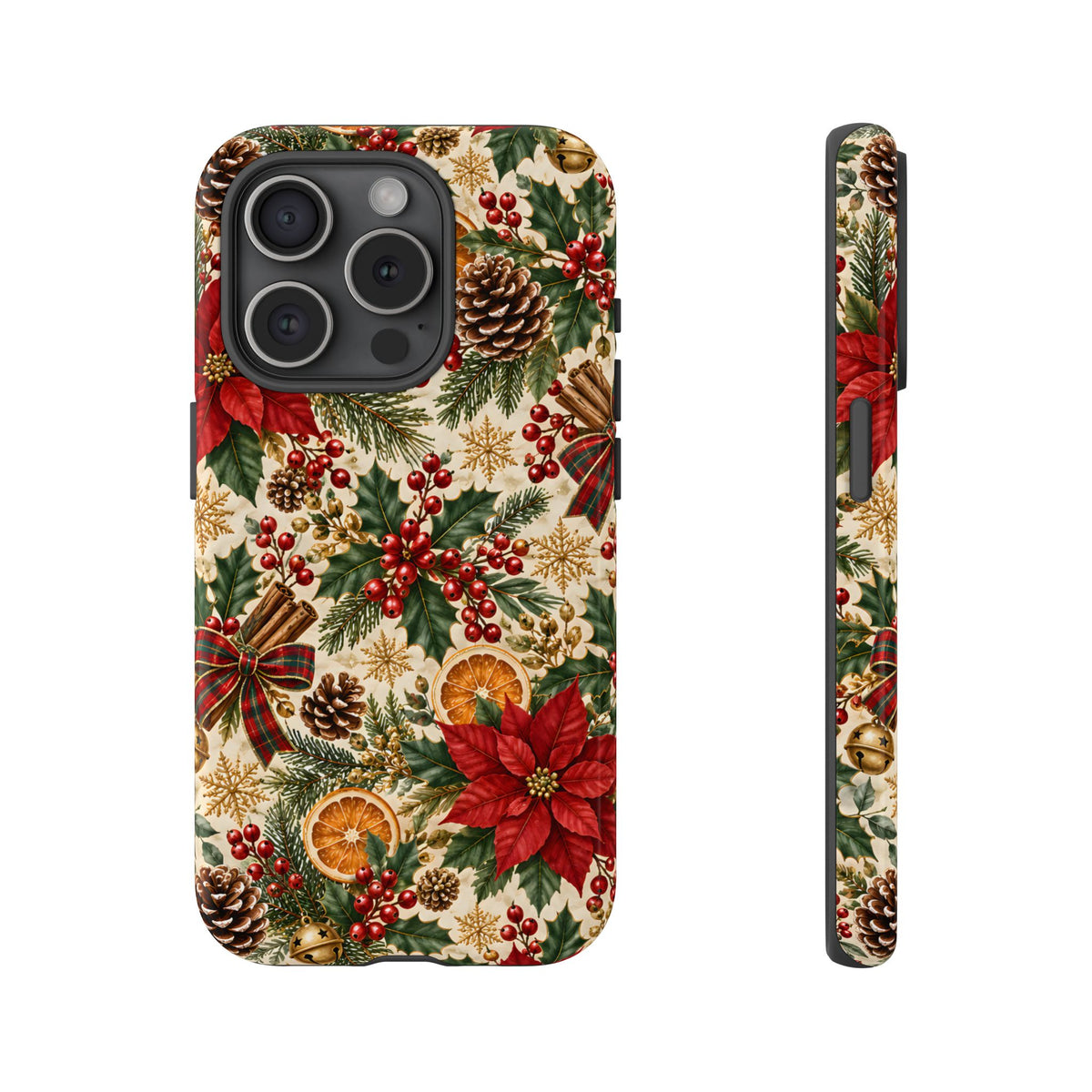 Christmas Floral Tough Phone Case