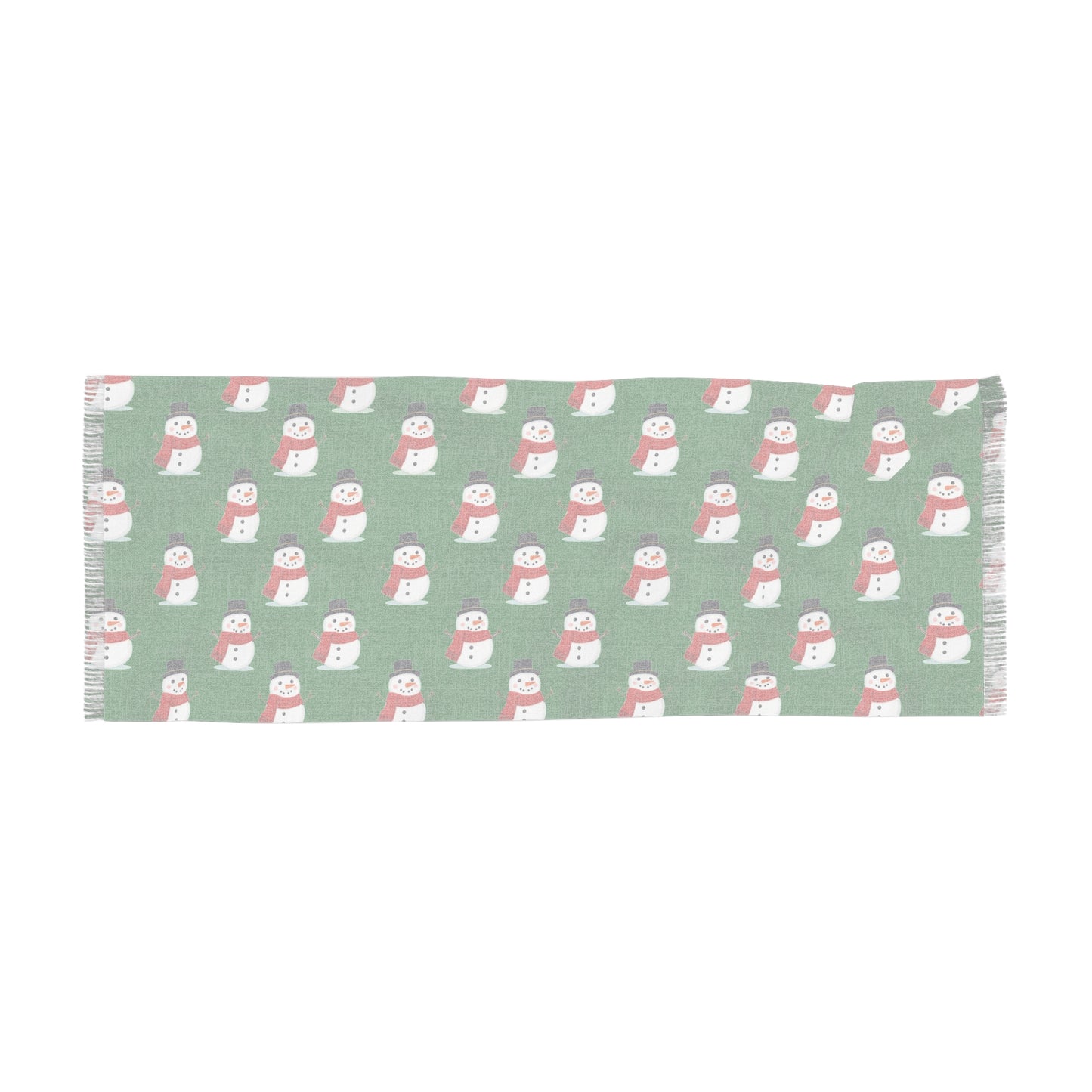 Snowman Scarf, Winter Accessory, Holiday Gift, Cozy Fashion, Christmas, Seasonal Wear