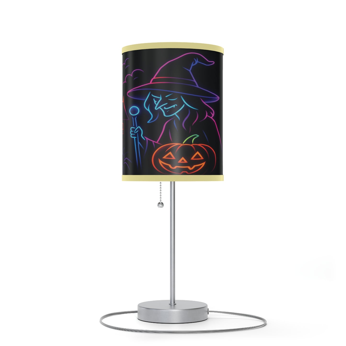 Halloween Themed Table Lamp, Ghosts & Pumpkins Design