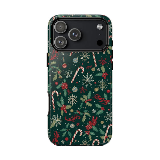 Christmas Phone Case, Festive Phone Case with Holiday Patterns for Iphone & Samsung