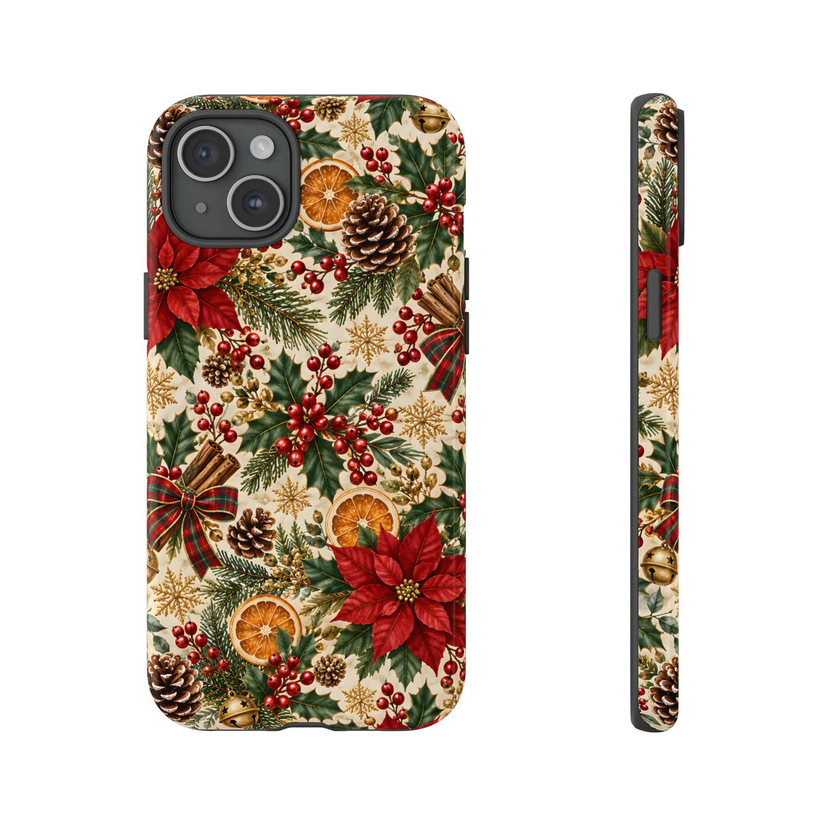 Christmas Floral Tough Phone Case