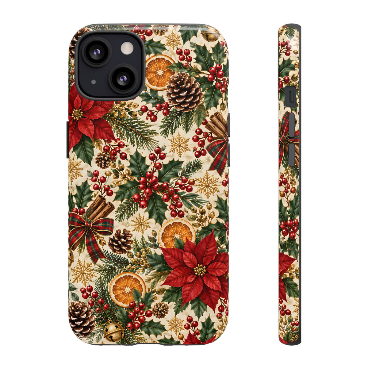 Christmas Floral Tough Phone Case