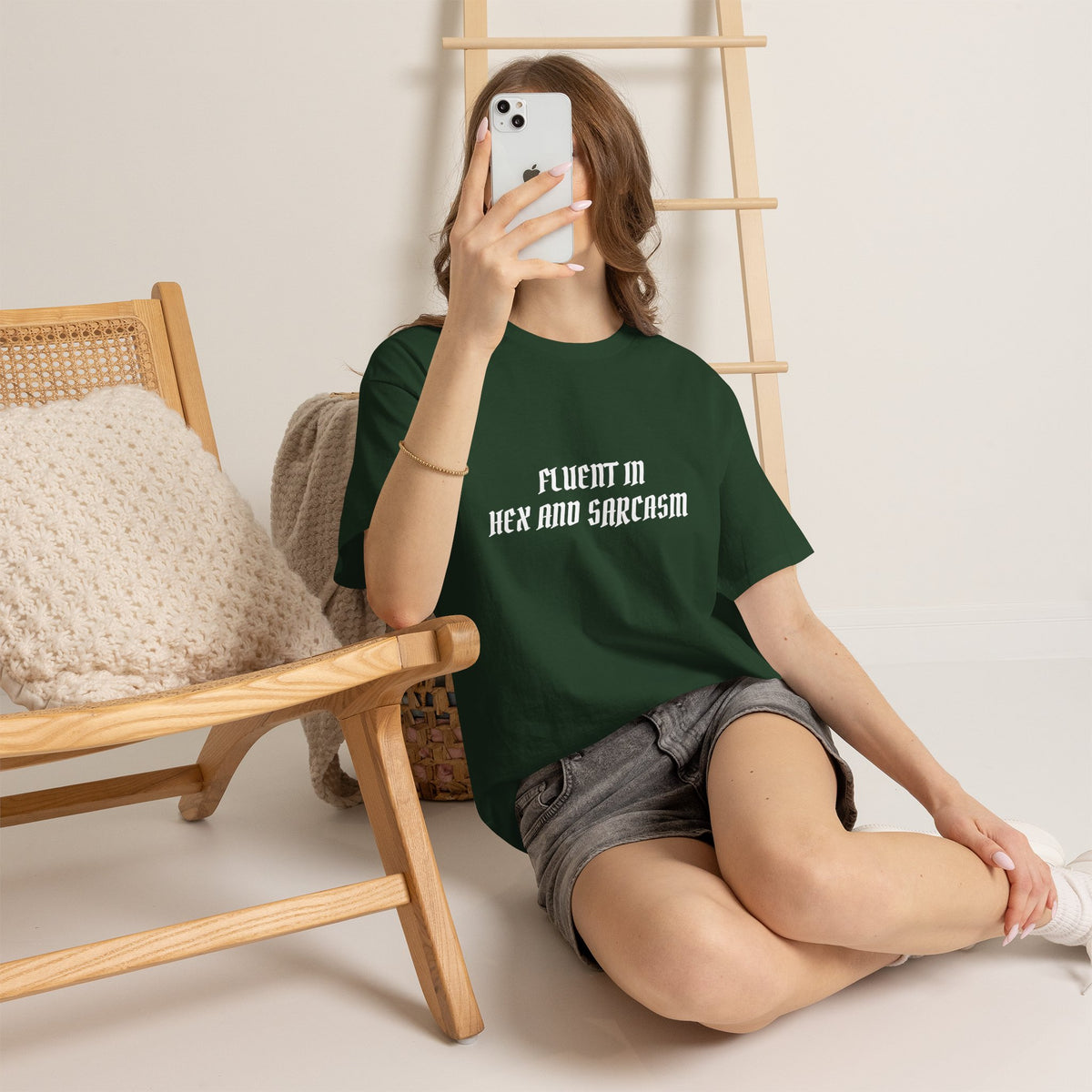 Fluent in Hex and Sarcasm Unisex Heavy Cotton Tee, Perfect for Geeky Humor Lovers, Halloween Apparel