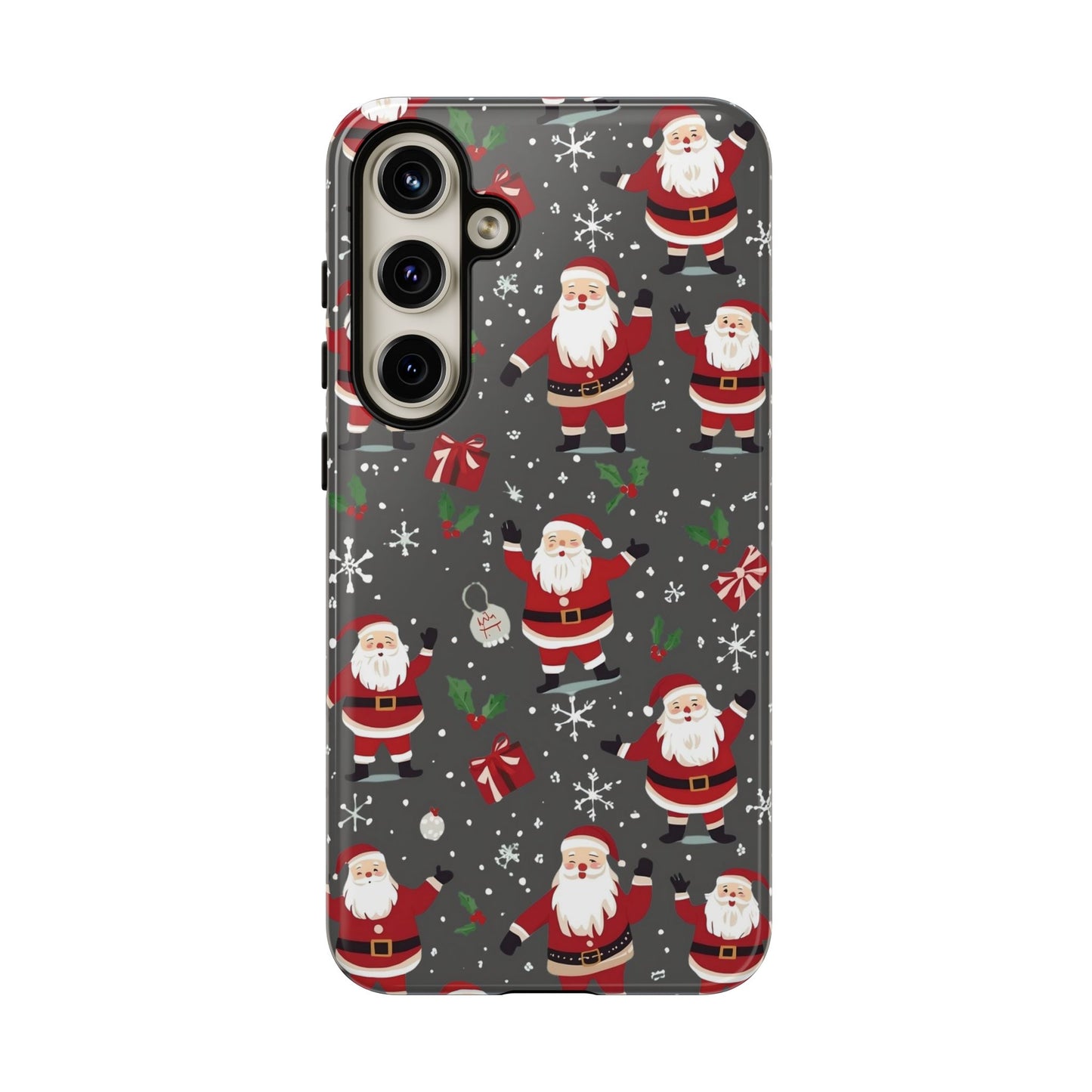 Christmas Phone Case, Festive Santa Phone Case for Iphone 17, 16, 15, 14, 13, 12, 11 & Samsung