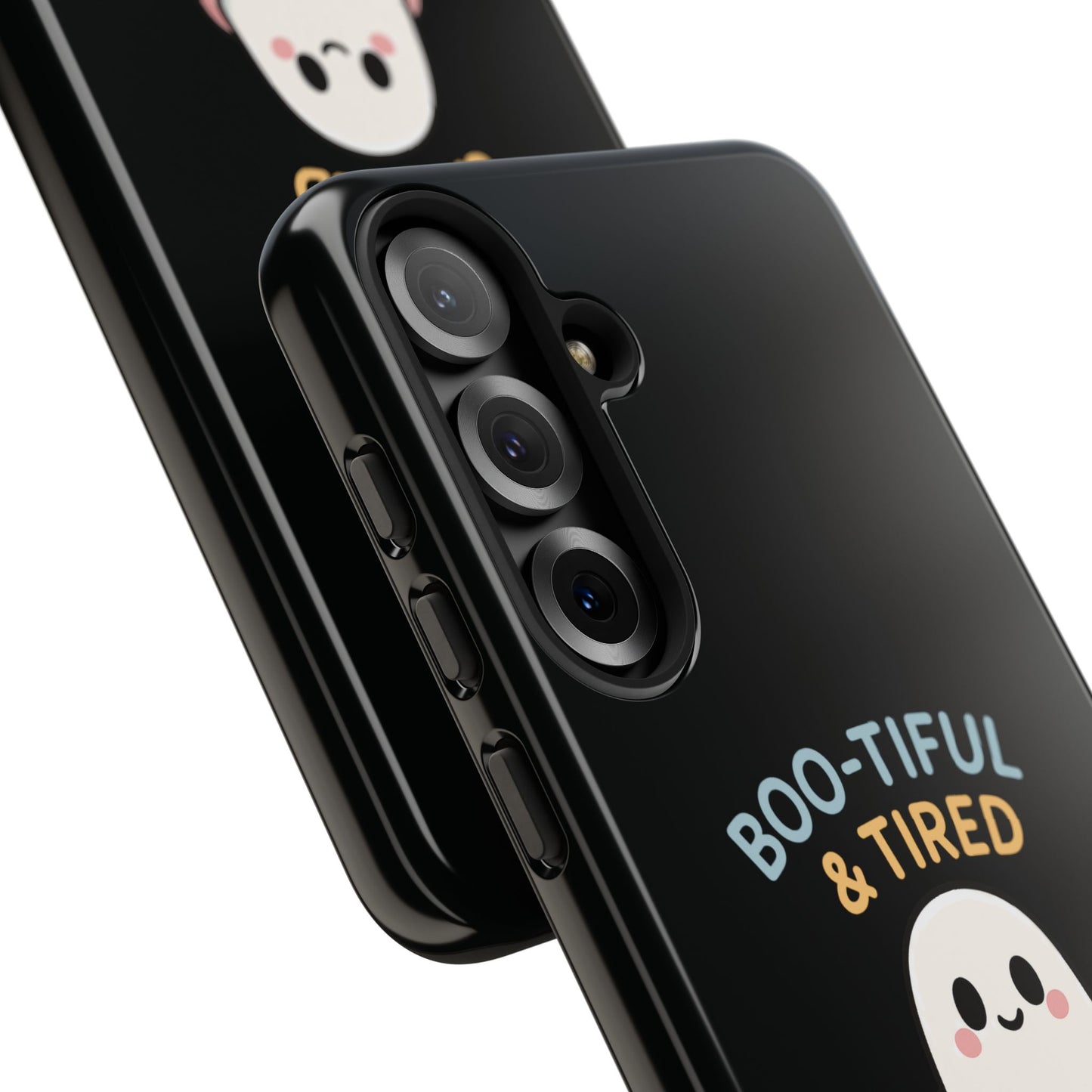 Boo-tiful & Tired Phone Case, Halloween-Themed Design