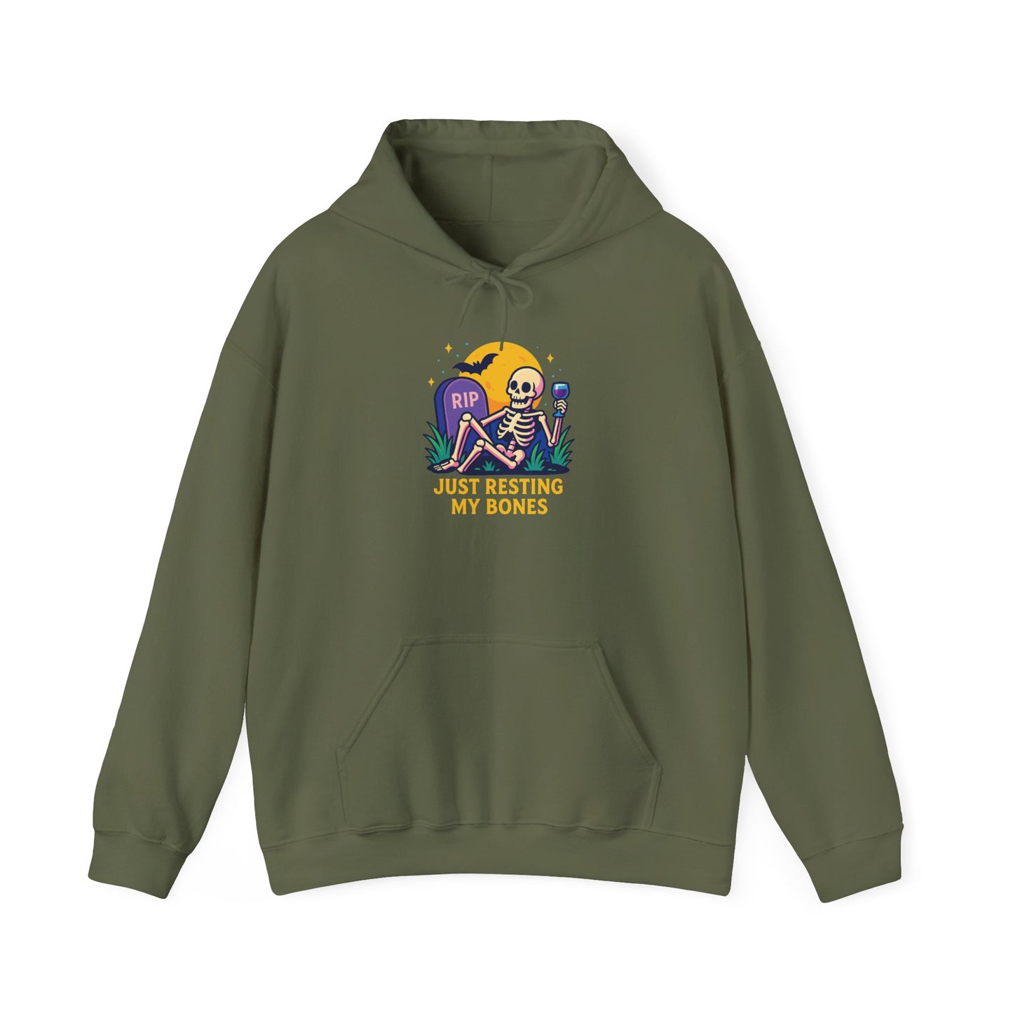 Halloween Skeleton Hoodie, Cozy Unisex Sweatshirt