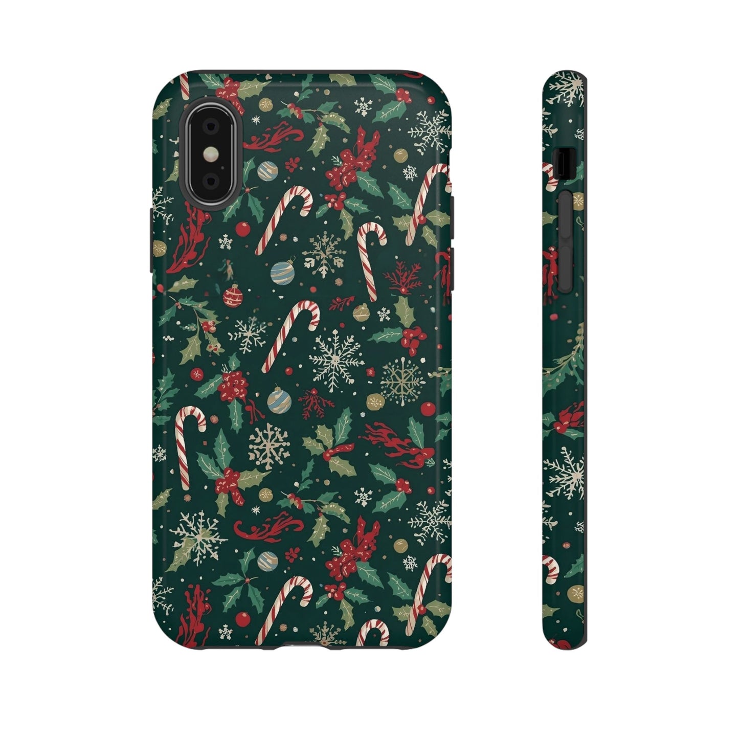 Christmas Phone Case, Festive Phone Case with Holiday Patterns for Iphone 17, 16, 15, 14, 13, 12, 11 & Samsung