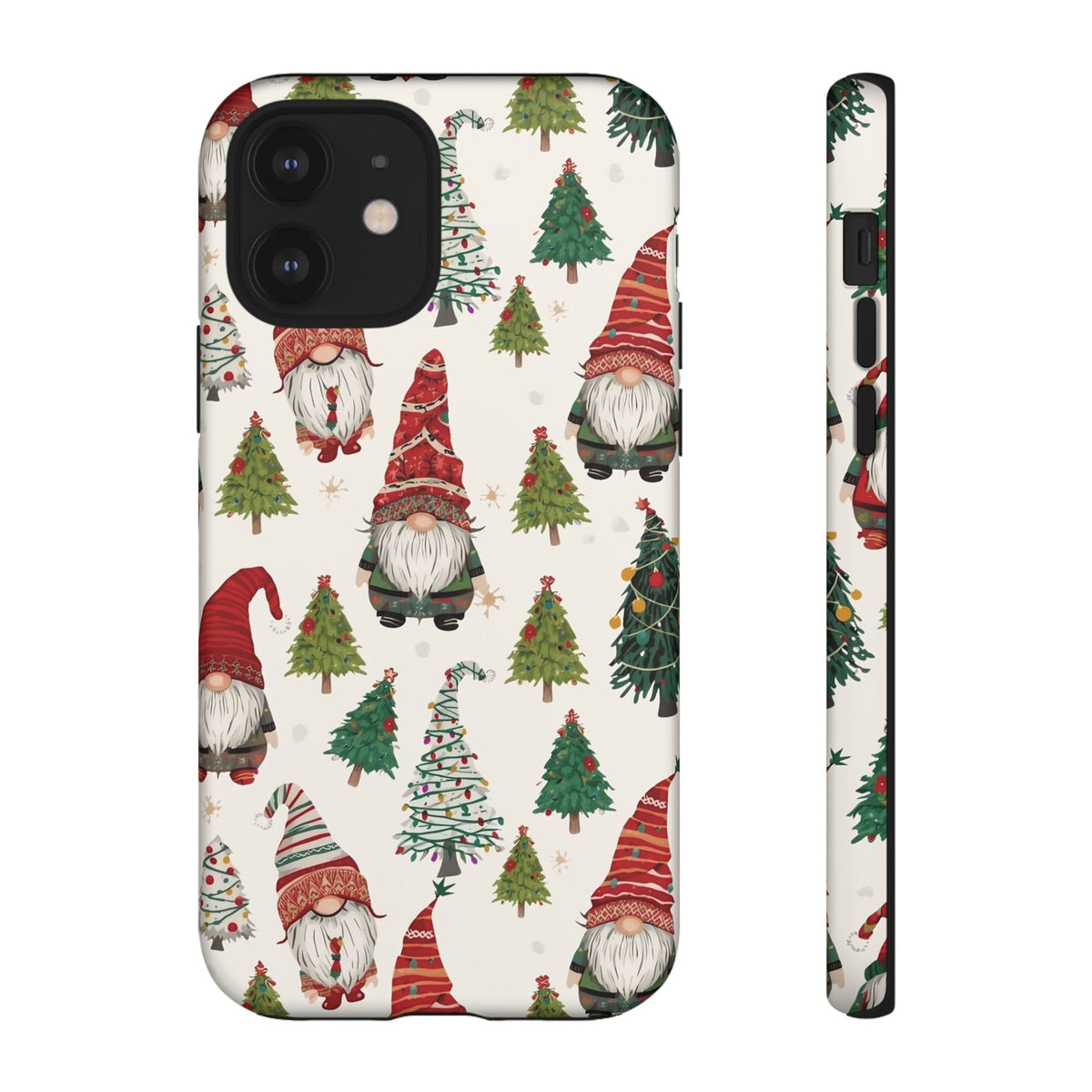 Christmas Gnome Phone Case, Dual Layer Phone Case for Iphone & Samsung