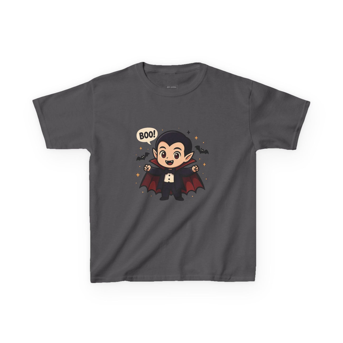Cute Halloween Kids Tee, Spooky Costume Top, Kids Vampire Shirt, Halloween Party Apparel, Boo Design Tee