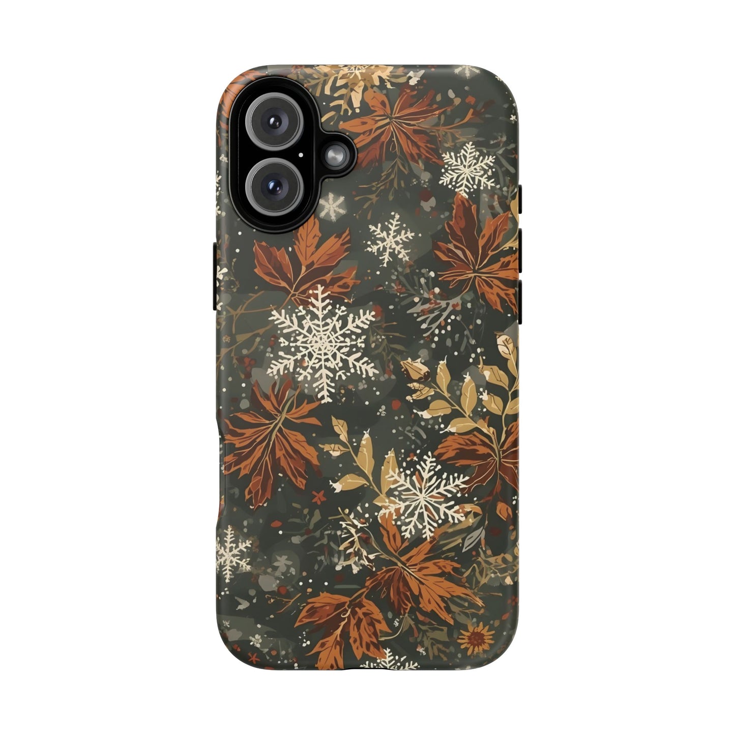 Christmas Phone Case, Autumn Floral Phone Case for Iphone 17, 16, 15, 14, 13, 12, 11 & Samsung